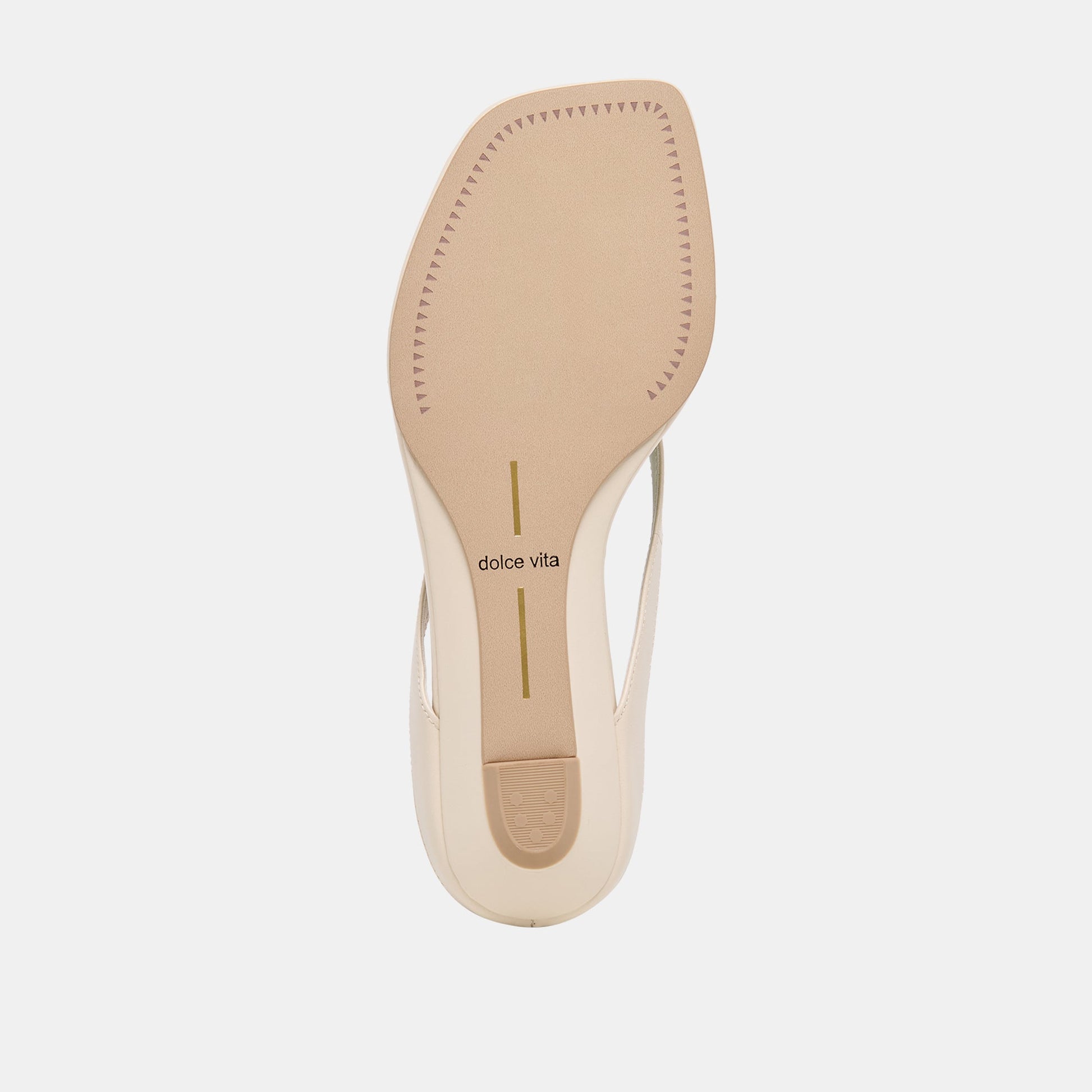 GIZEL Bone Leather Thong Square-Toe Sandals Dolce Vita Sale