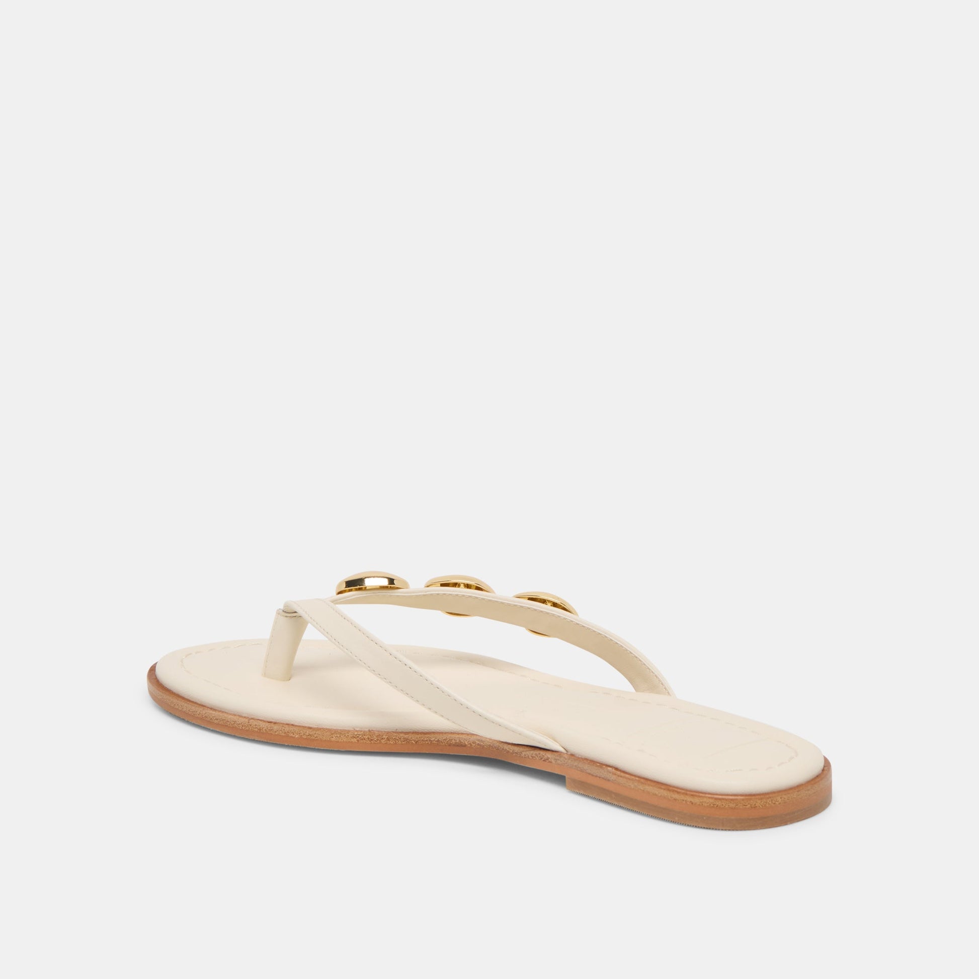 Juny Off White Leather Sandals Dolce Vita For sale