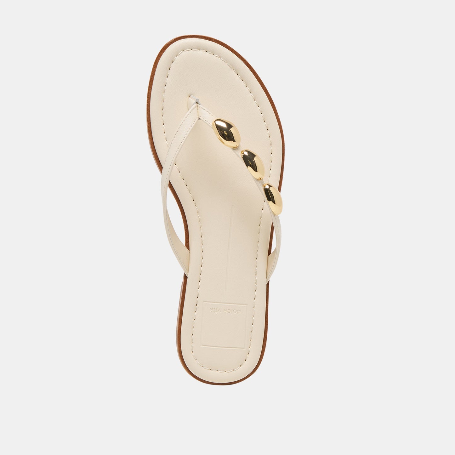 Juny Off White Leather Sandals Dolce Vita For sale