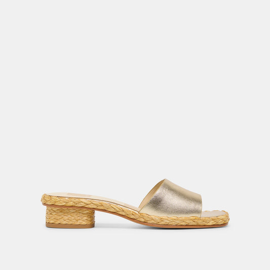 Dixi Platinum Leather Sandals Dolce Vita On sale