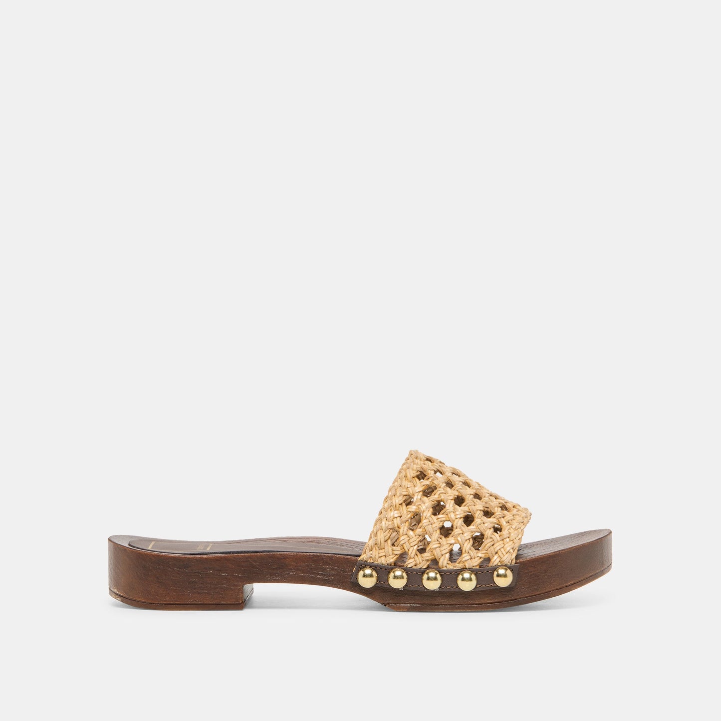 SADIE Tan Raffia Wood Sole Open-Toe Sandals Dolce Vita For sale