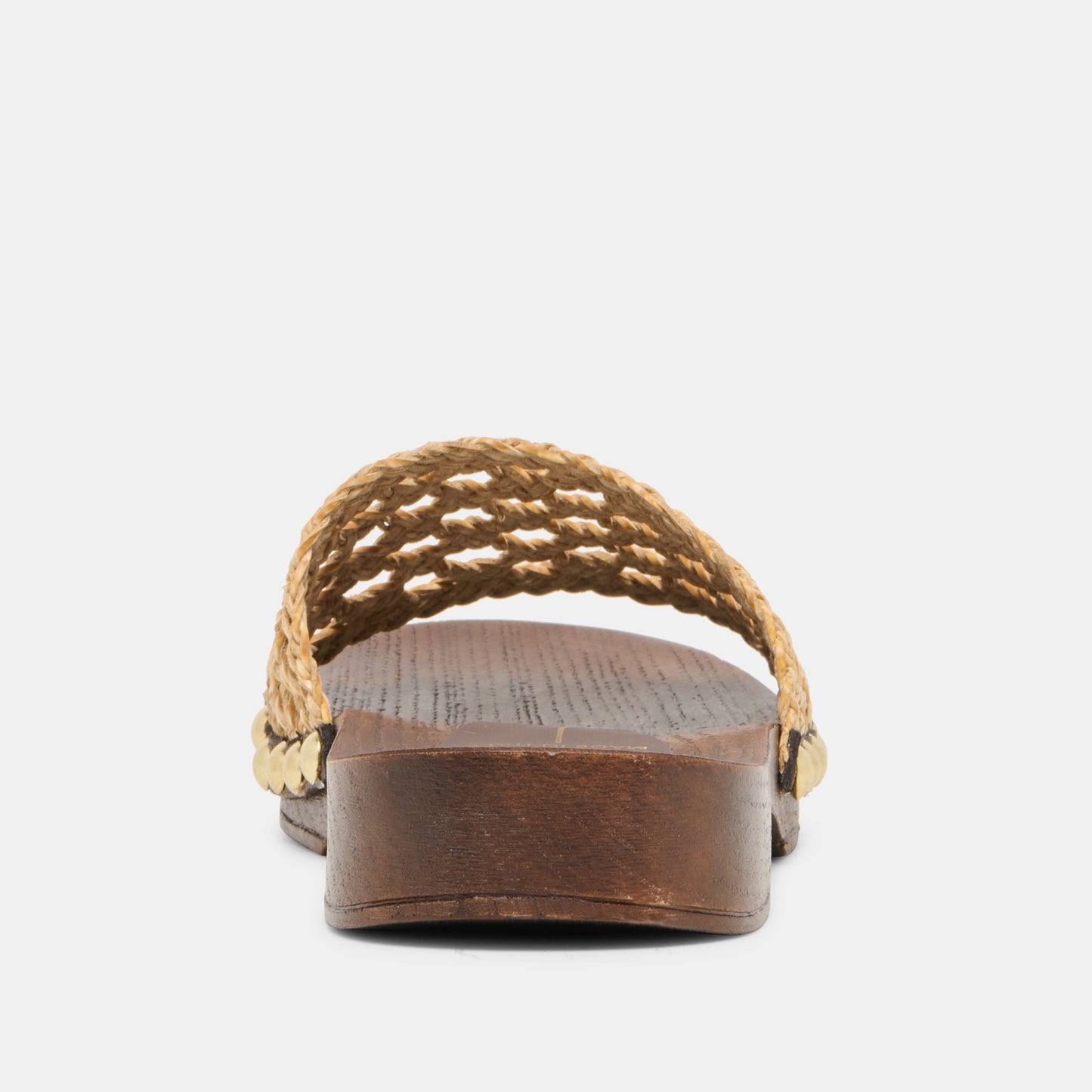 SADIE Tan Raffia Wood Sole Open-Toe Sandals Dolce Vita For sale