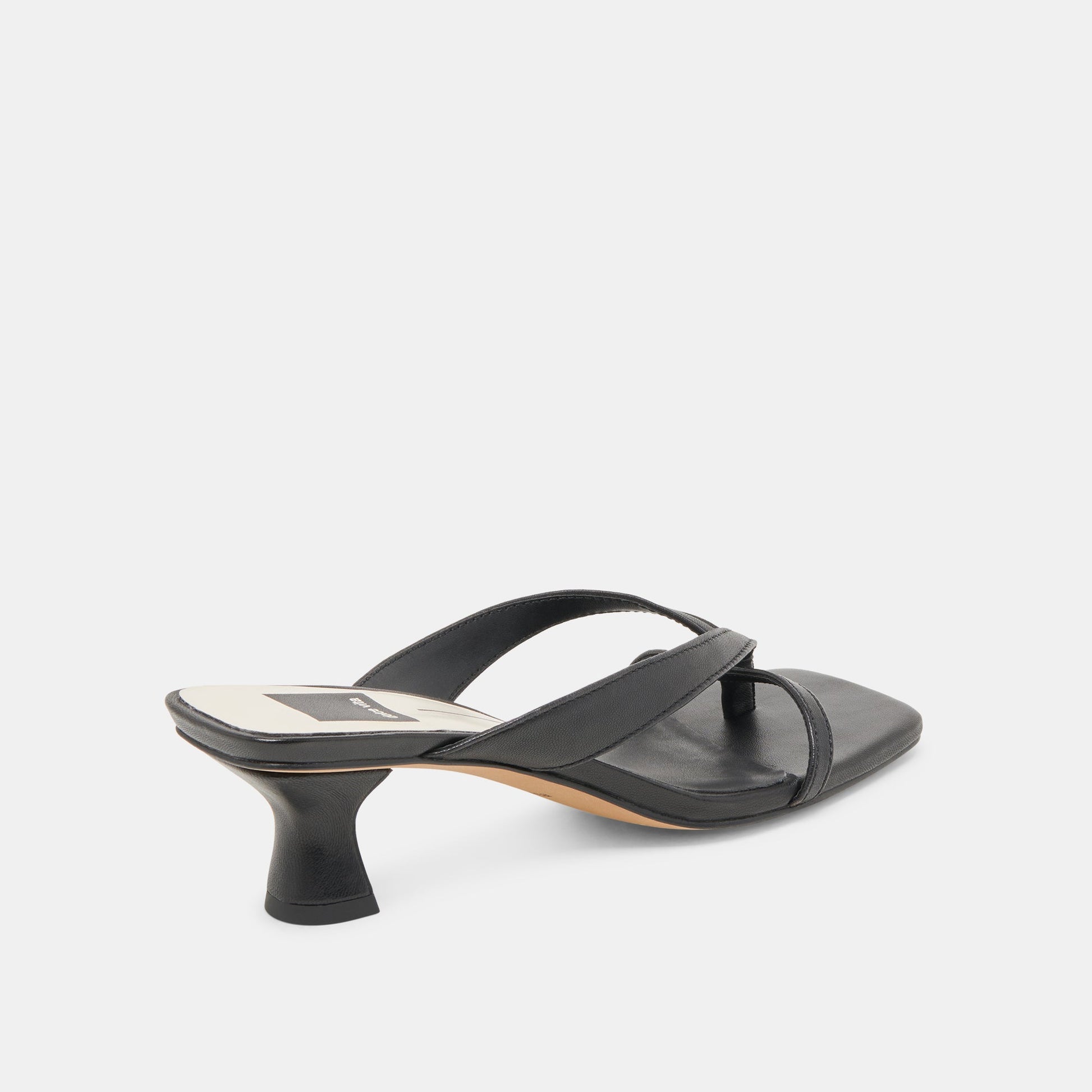 BREVEL WIDE HEELS ONYX LEATHER
 – Dolce Vita Dolce Vita Outlet