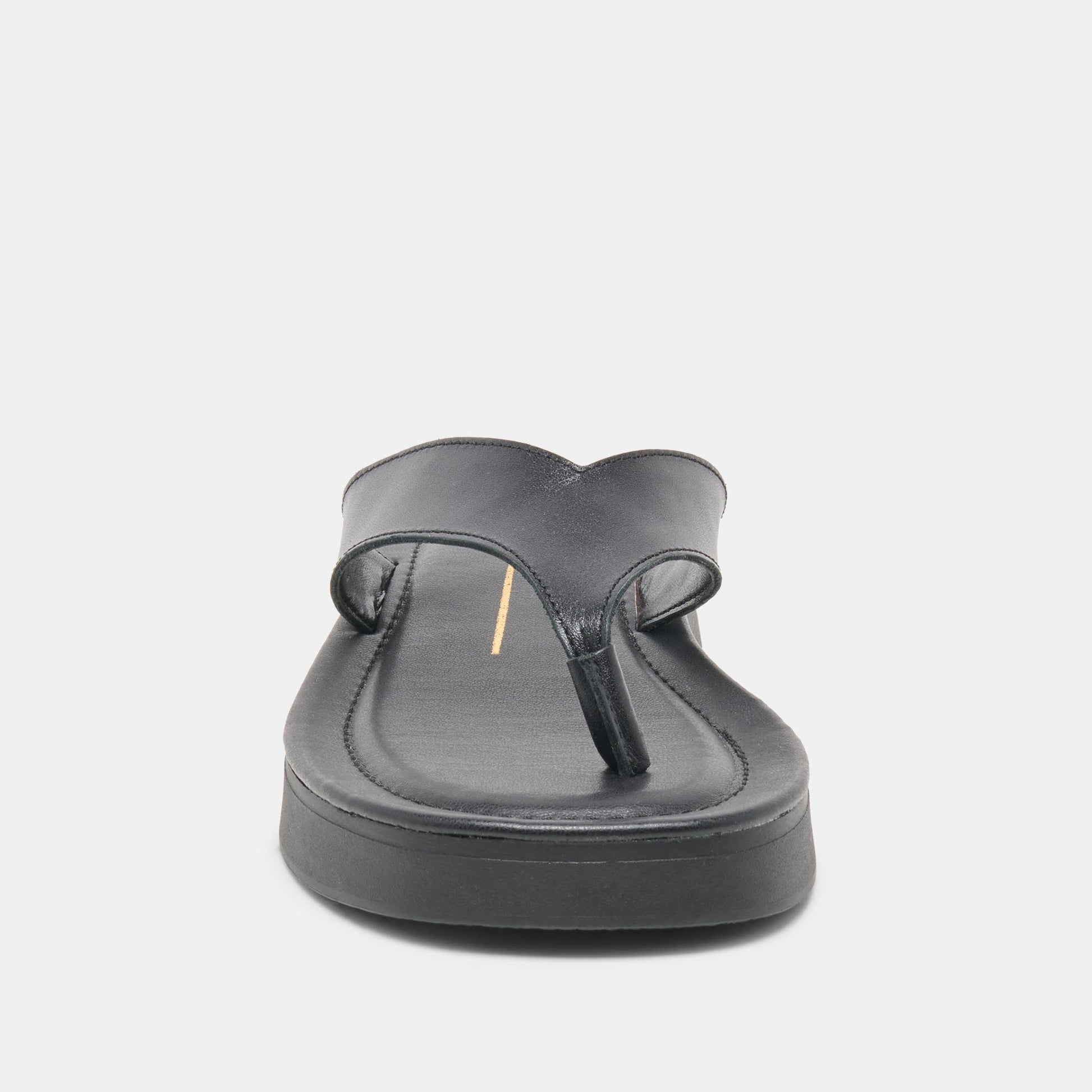 BLAYZE Black Leather Platform Flip-Flop Sandals Dolce Vita On sale