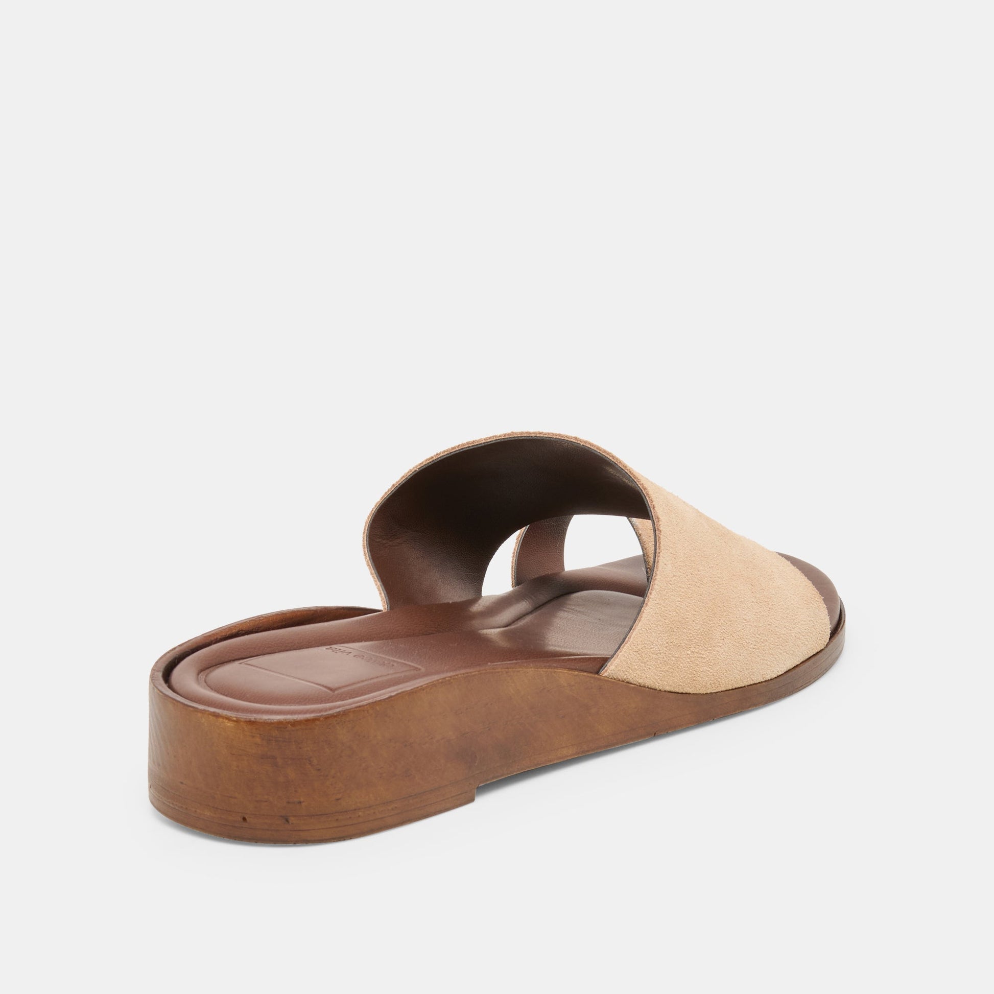 MOXY Sand Suede Metal Detail Open-Toe Sandals Dolce Vita For sale
