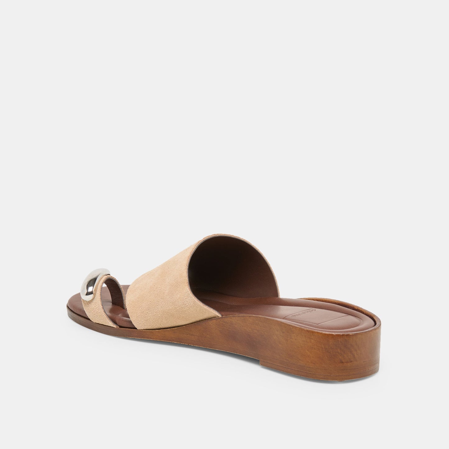 MOXY Sand Suede Metal Detail Open-Toe Sandals Dolce Vita For sale