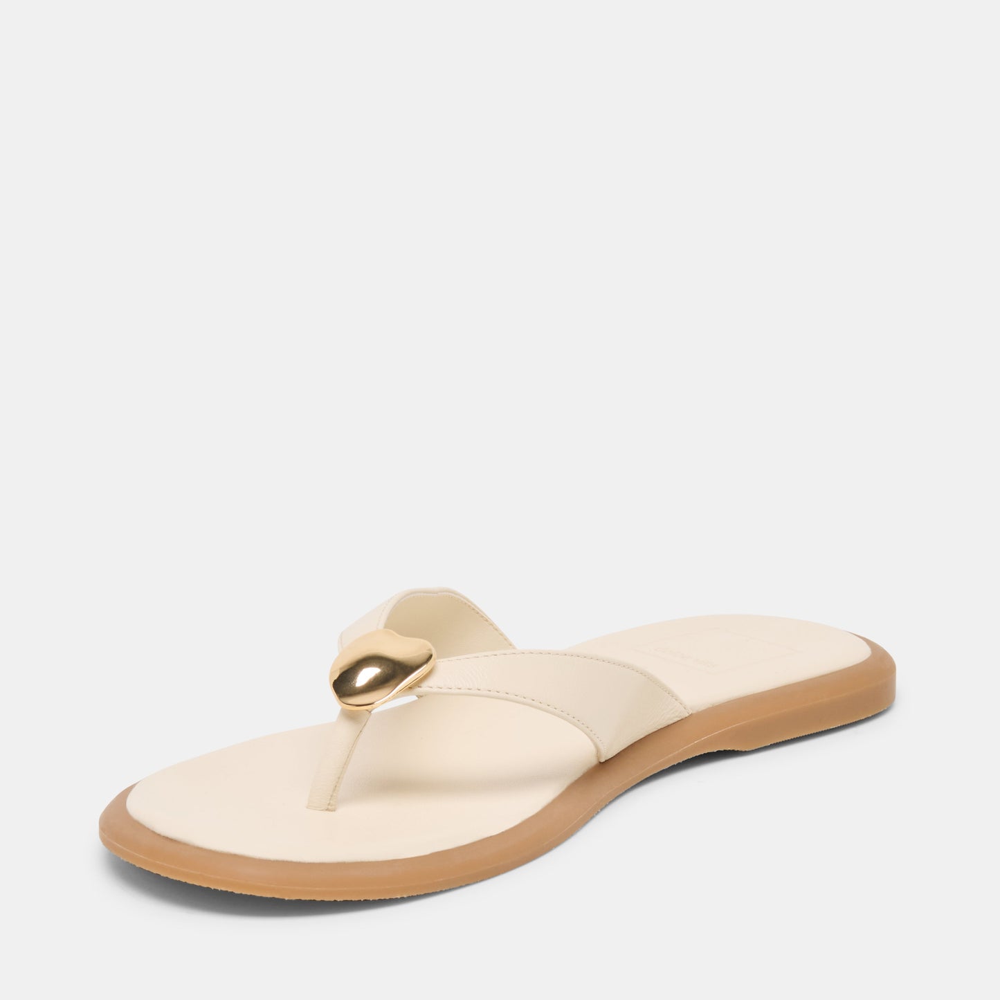 Jaina Bone Leather Sandals Dolce Vita New