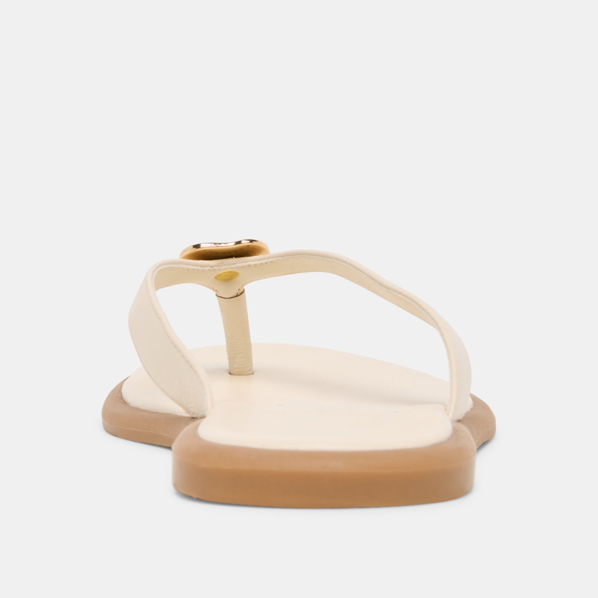 Jaina Bone Leather Sandals Dolce Vita New