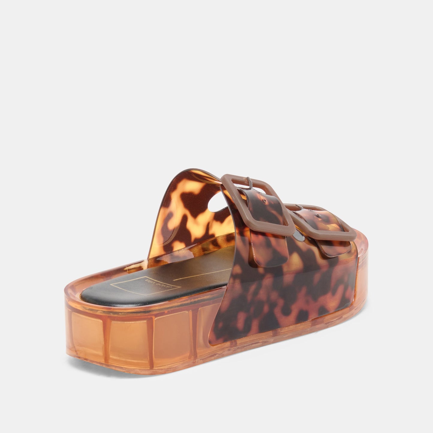 JULIO X Tortoise Vinyl Jelly Platform Sandals Dolce Vita Sale