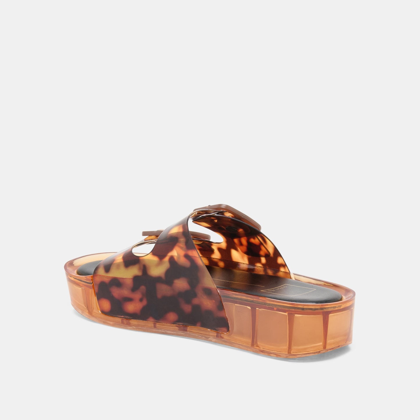 JULIO X Tortoise Vinyl Jelly Platform Sandals Dolce Vita Sale