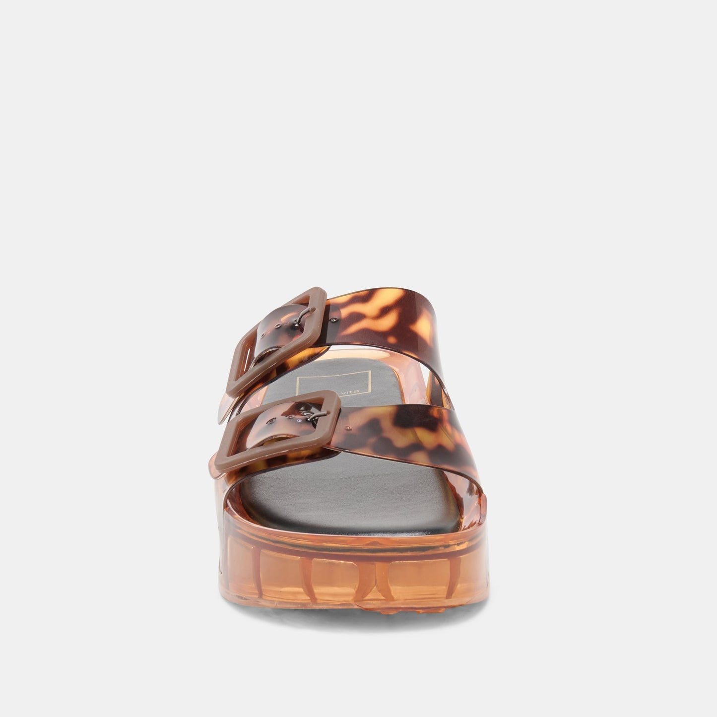 JULIO X Tortoise Vinyl Jelly Platform Sandals Dolce Vita Sale