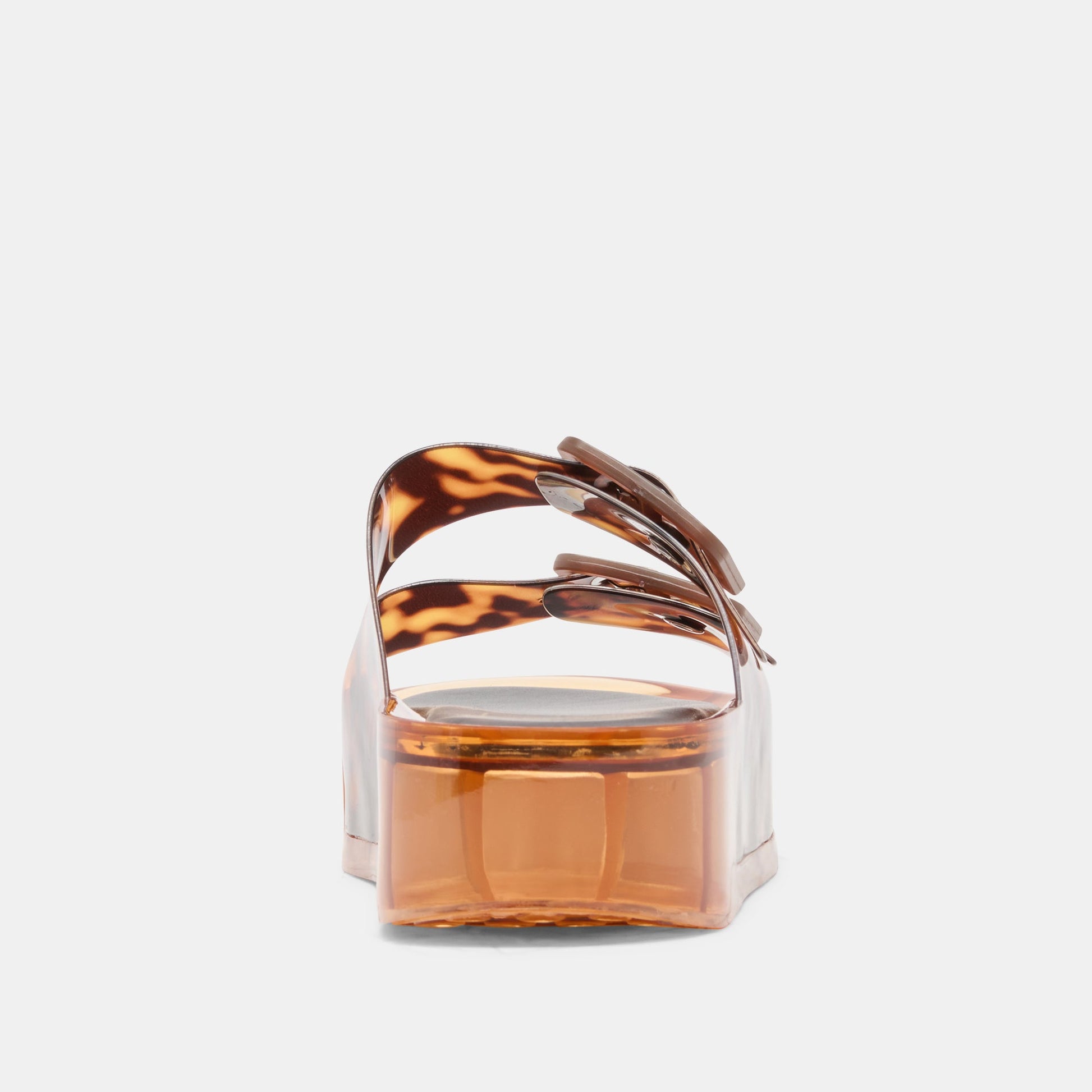 JULIO X Tortoise Vinyl Jelly Platform Sandals Dolce Vita Sale