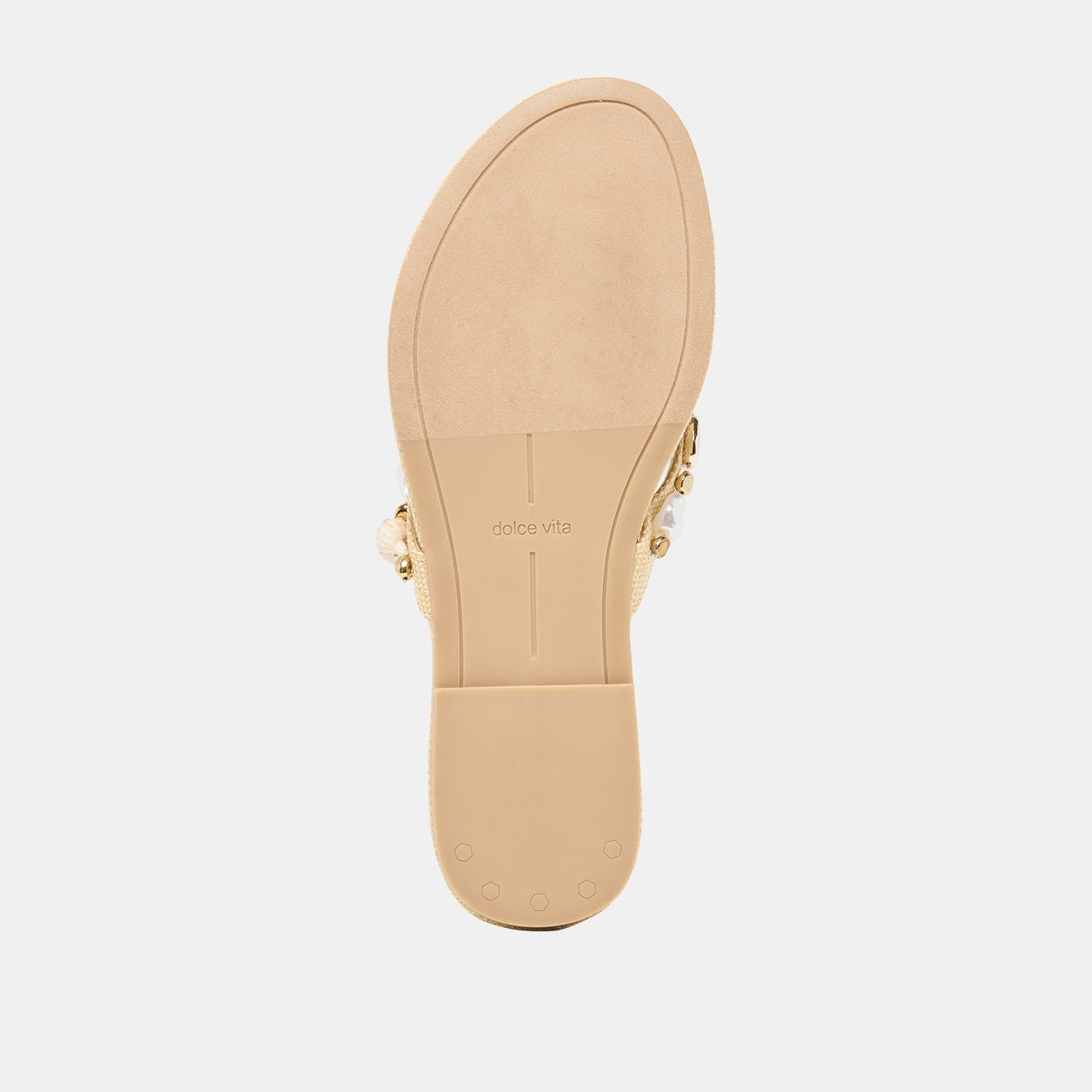 KYSHA Lt Natural Raffia Shell Flip-Flop Sandals Dolce Vita For sale