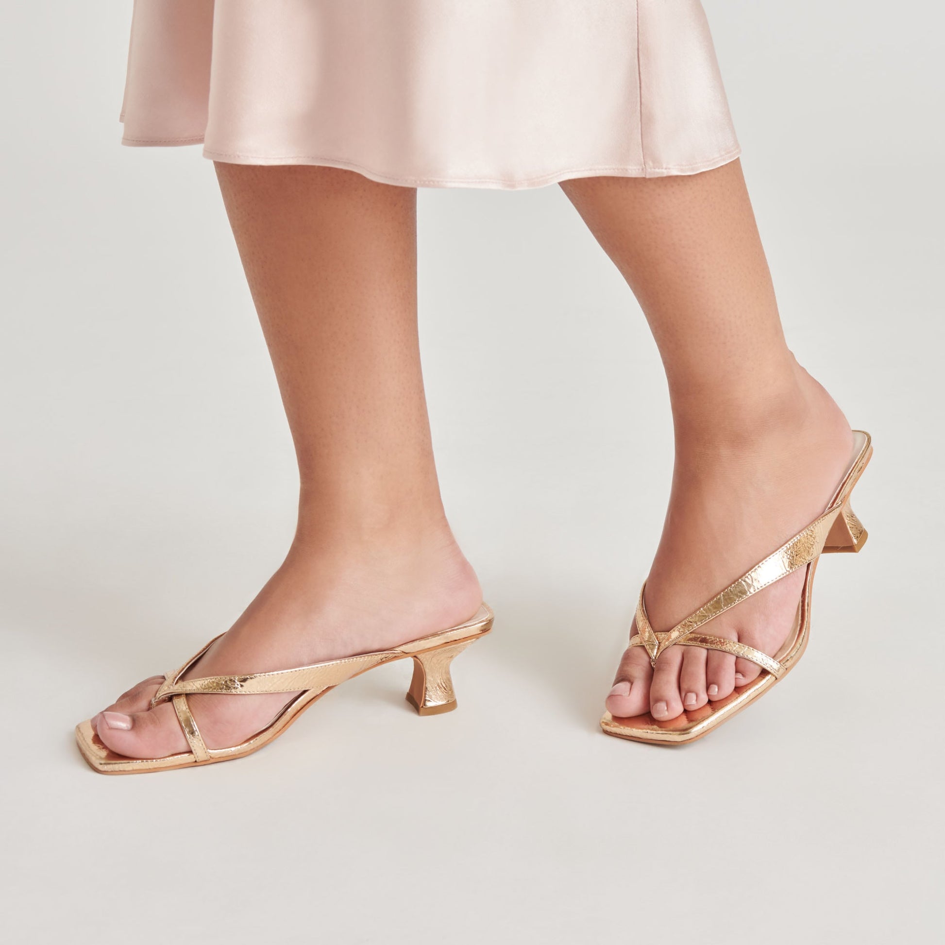 BREVEL HEELS GOLD DISTRESSED LEATHER
 – Dolce Vita Dolce Vita New