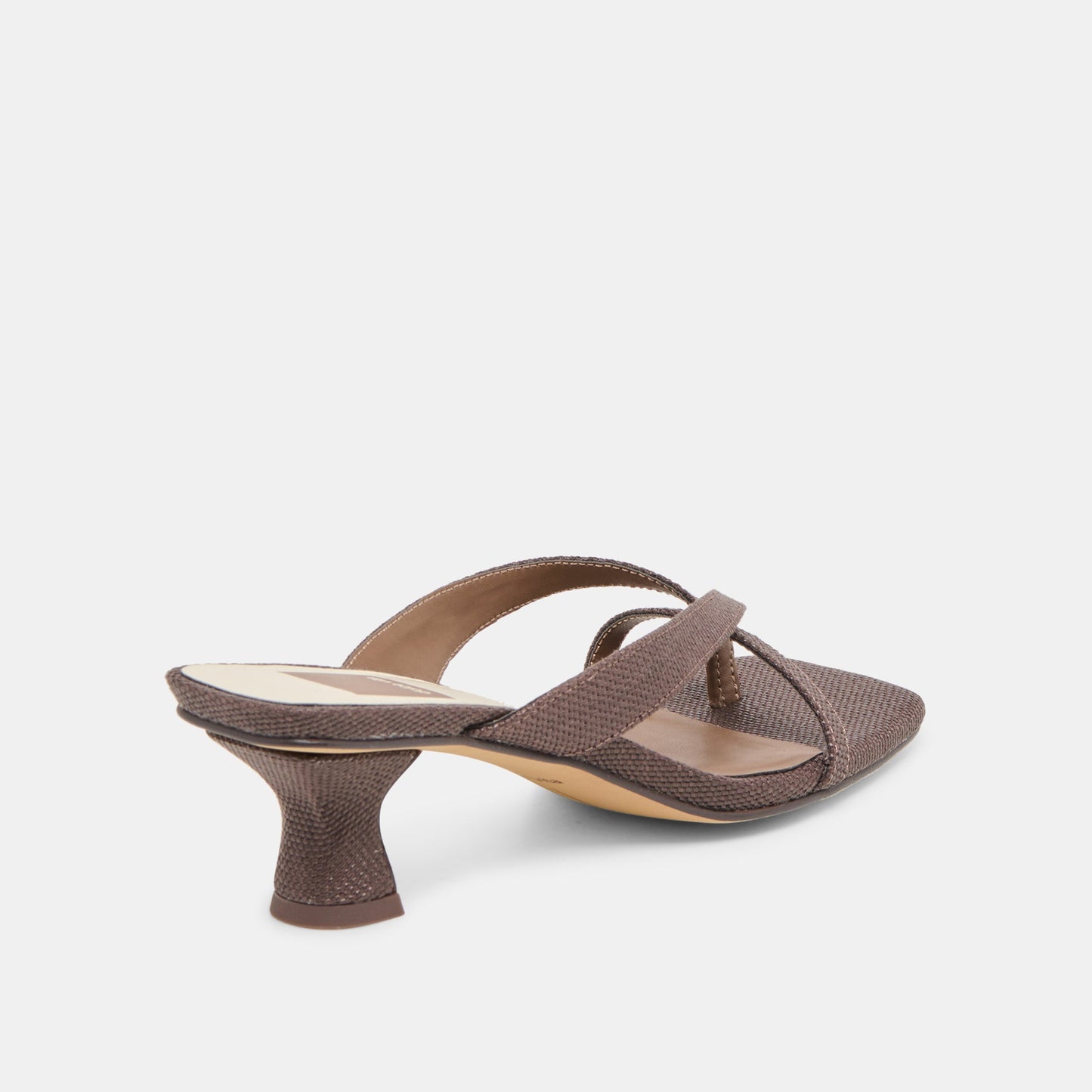 Brevel Chocolate Raffia Heels Dolce Vita Discount