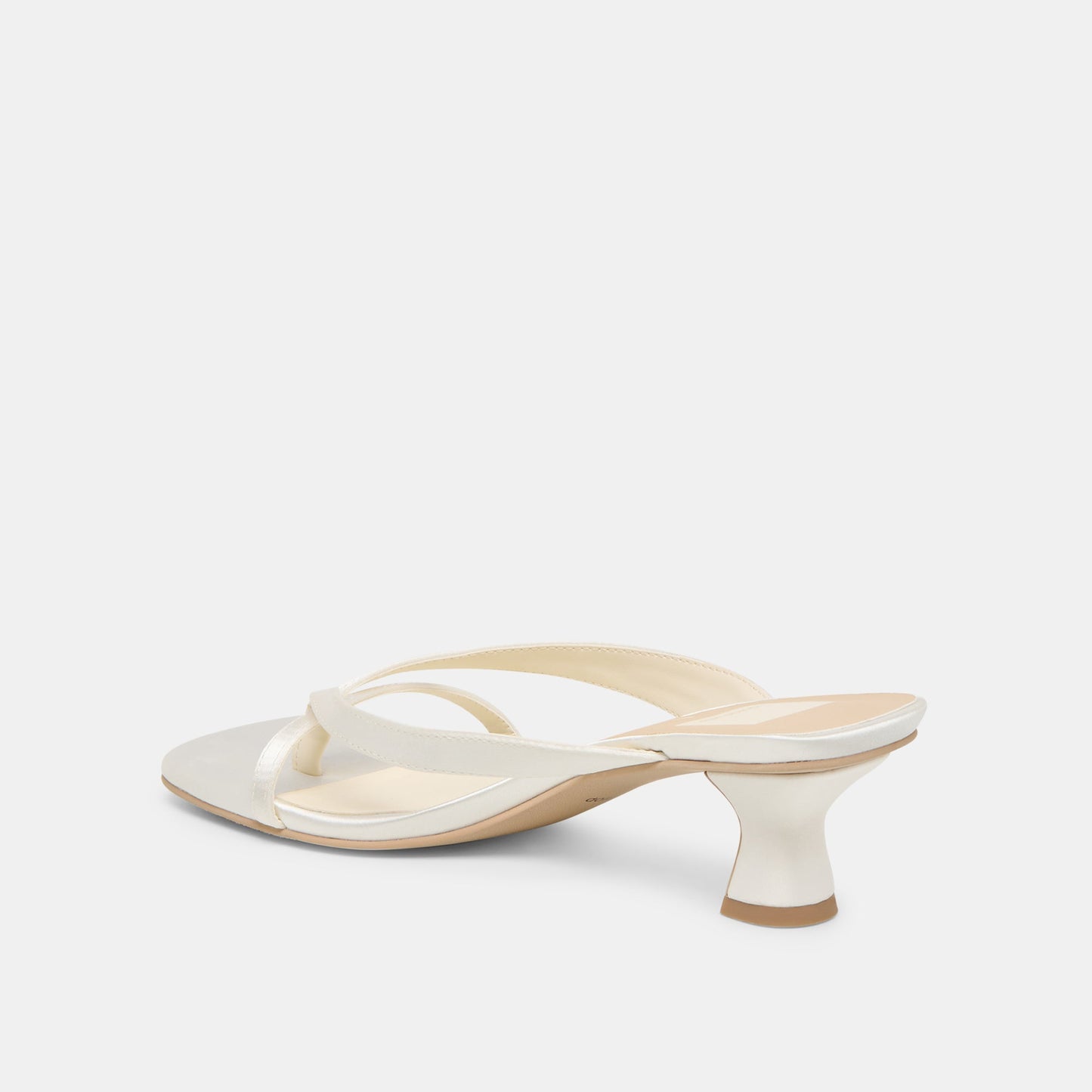 Brevel True White Satin Heels Dolce Vita Outlet