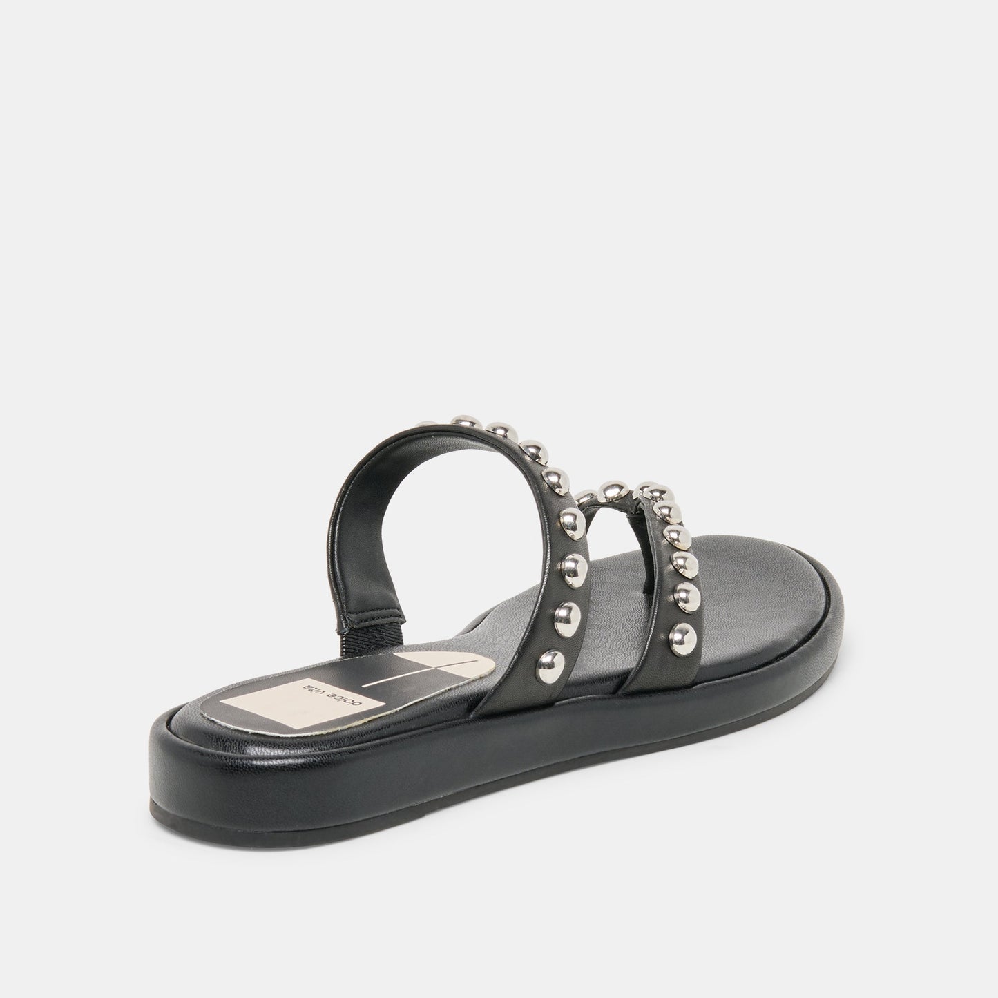 Amary Stud Black Leather Sandals Dolce Vita On sale