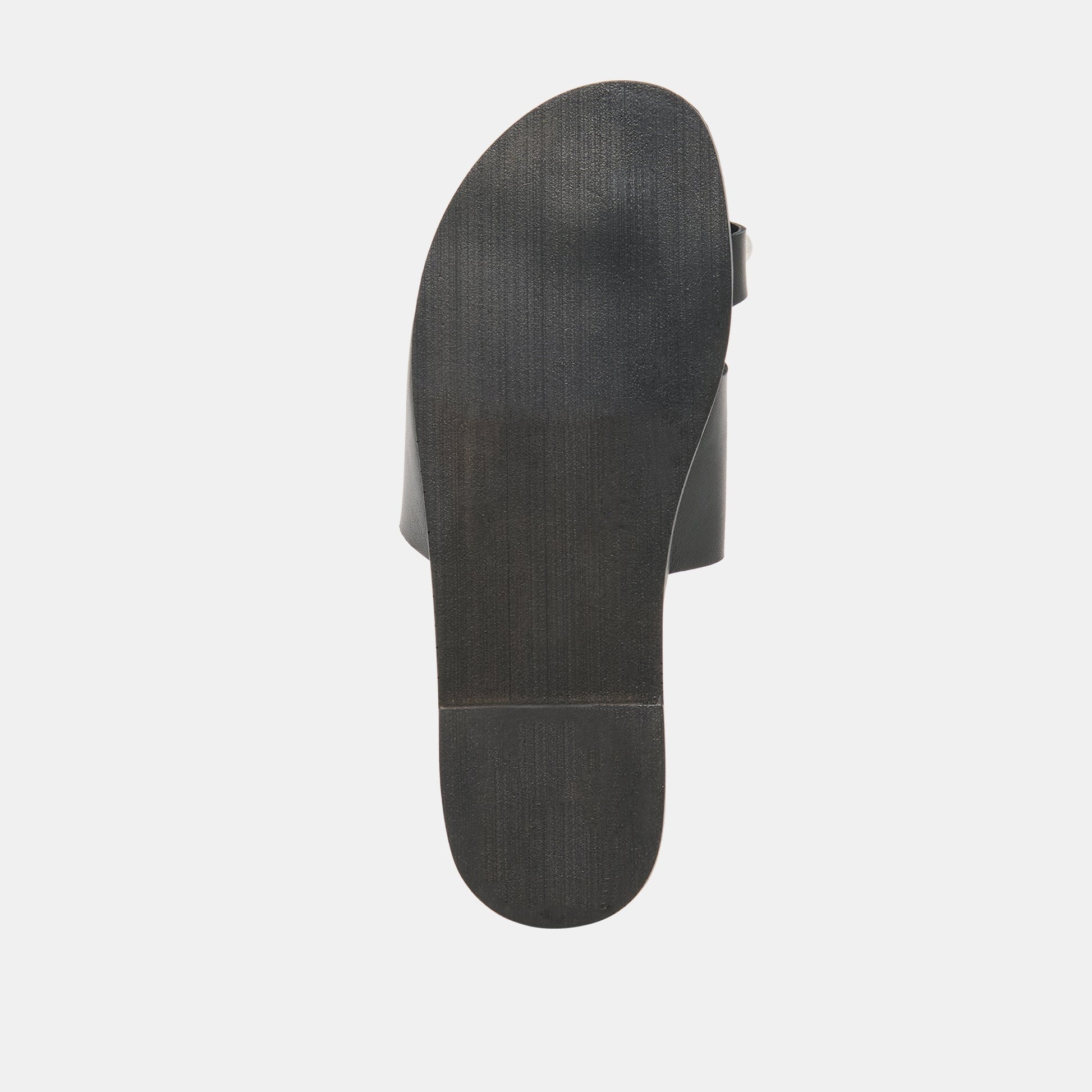 MOXY Black Leather Metal Detail Open-Toe Sandals Dolce Vita For sale
