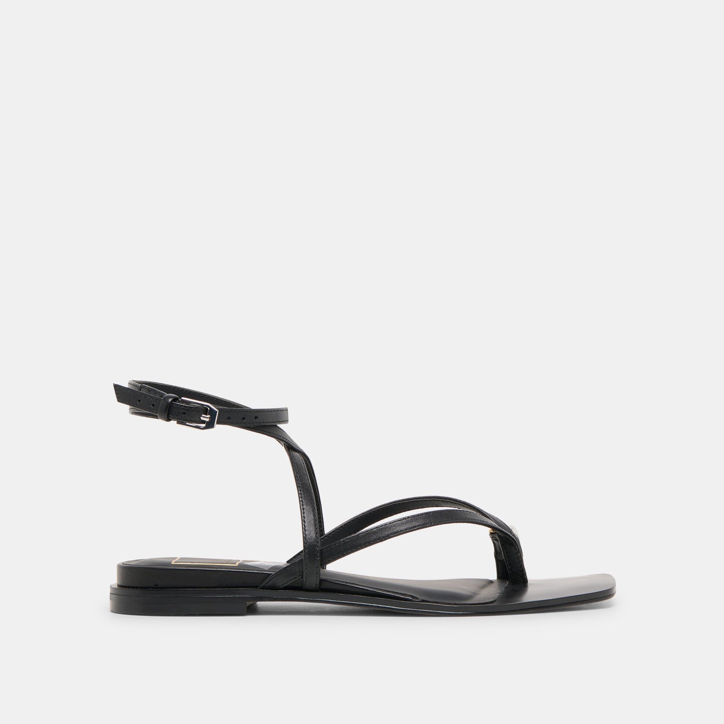 Tyrice Black Leather Sandals Dolce Vita us