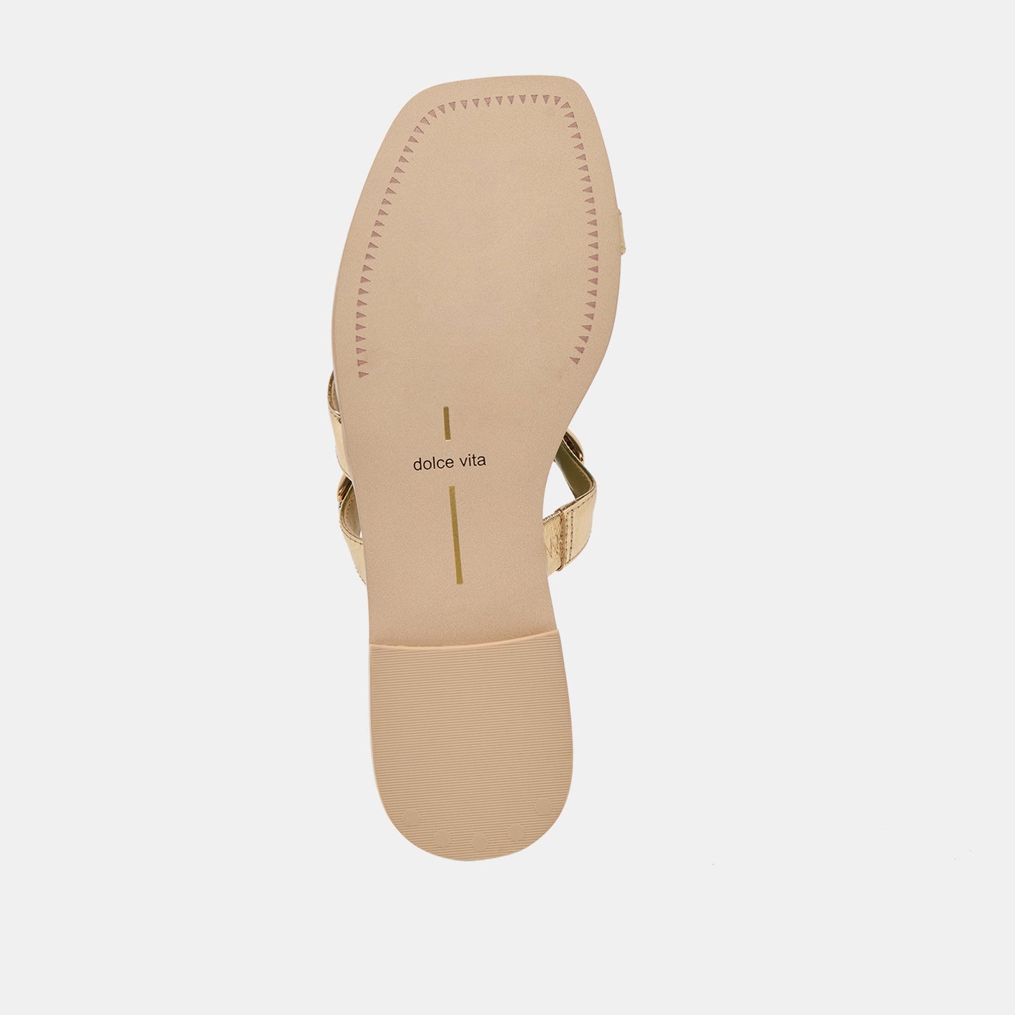 Tarina Gold Leather Sandals Dolce Vita New