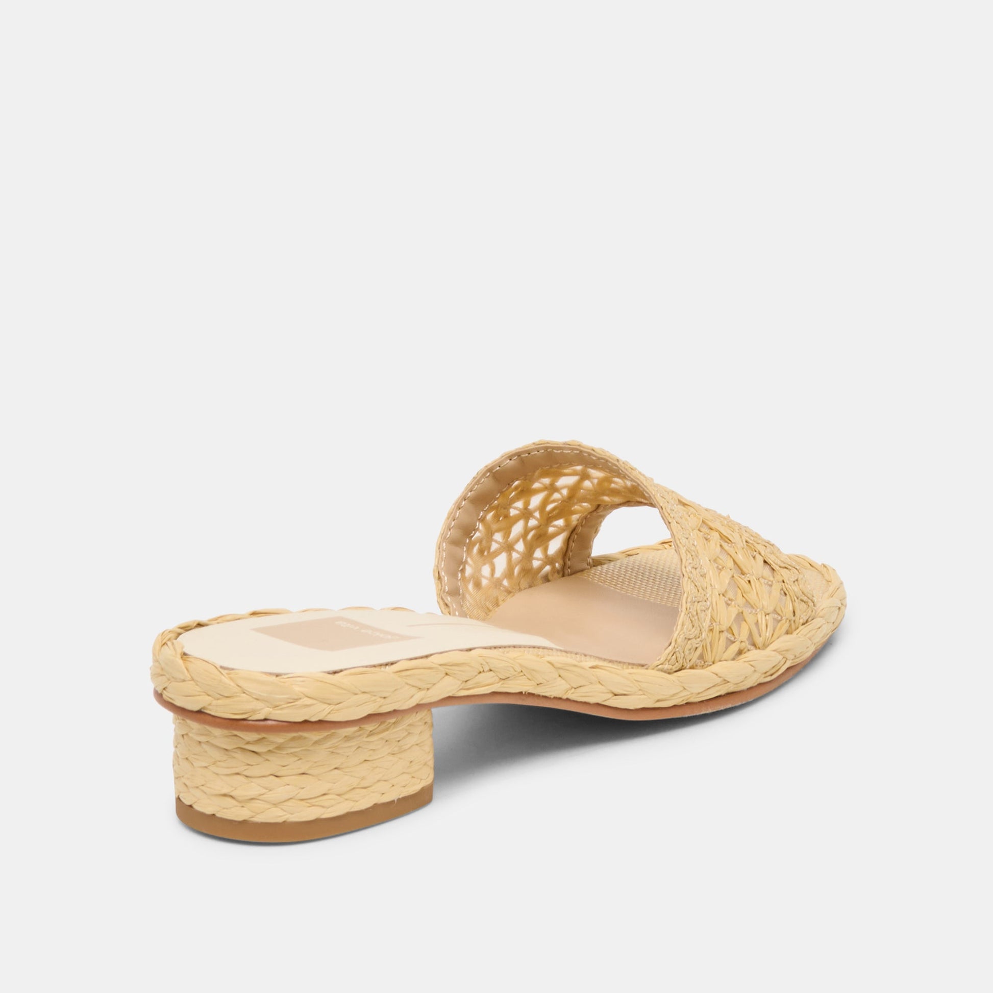 Dixi Wide Lt Natural Cross Hatch Raffia Sandals Dolce Vita On sale