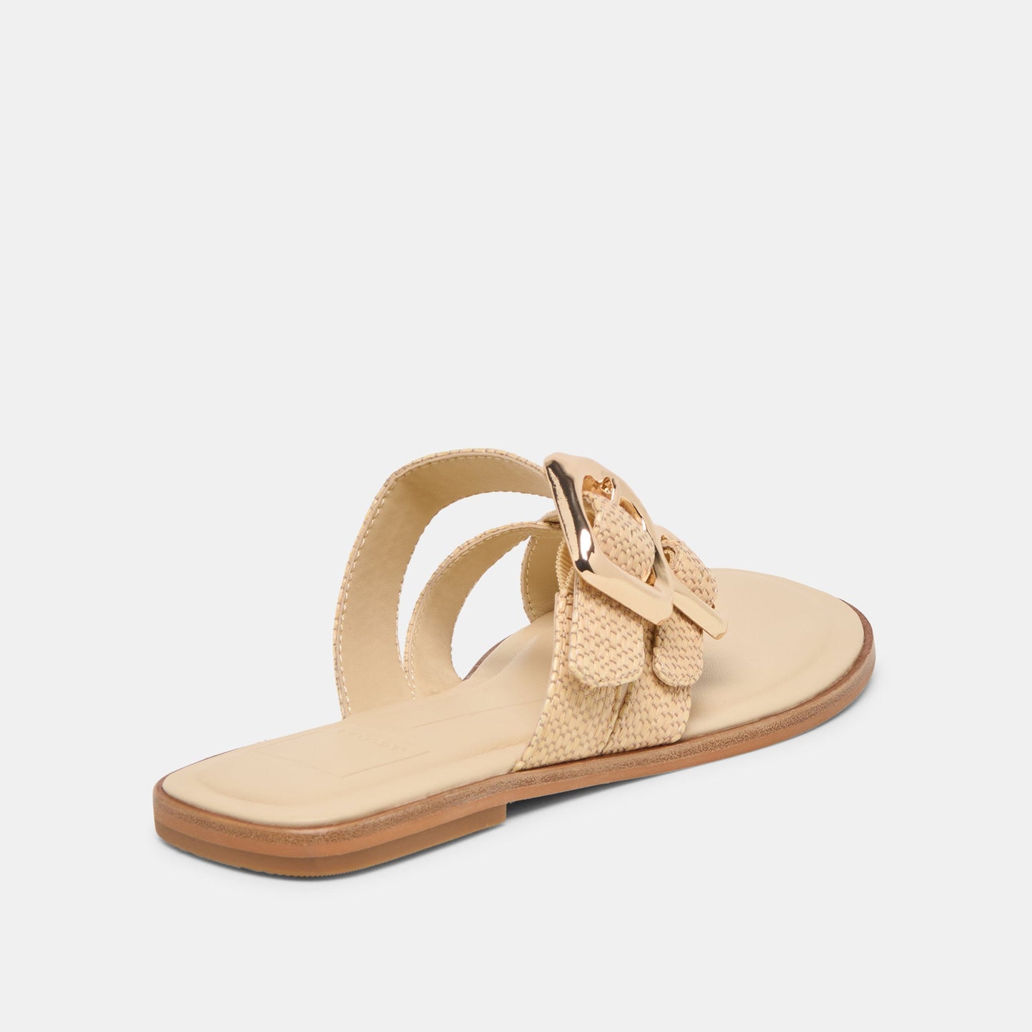 SHORE Sand Raffia Flip-Flop Buckled Sandals Dolce Vita For sale