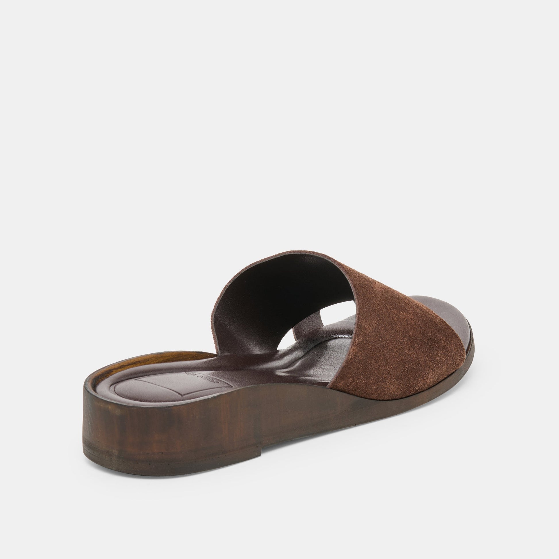 MOXY Dk Brown Suede Metal Detail Open-Toe Sandals Dolce Vita New