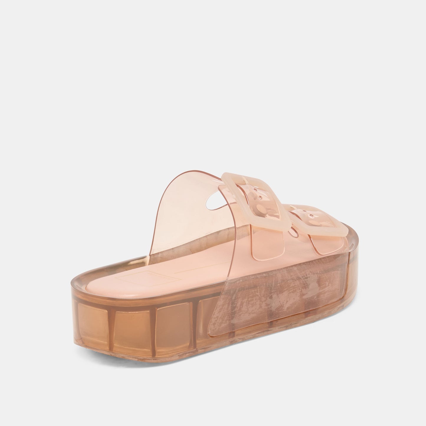 JULIO X Mocha Vinyl Jelly Platform Sandals Dolce Vita Discount