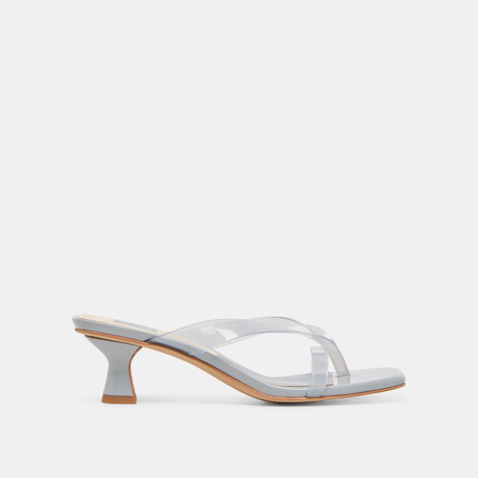 Brevel Vinyl Dusty Blue Jelly Heels Dolce Vita Sale