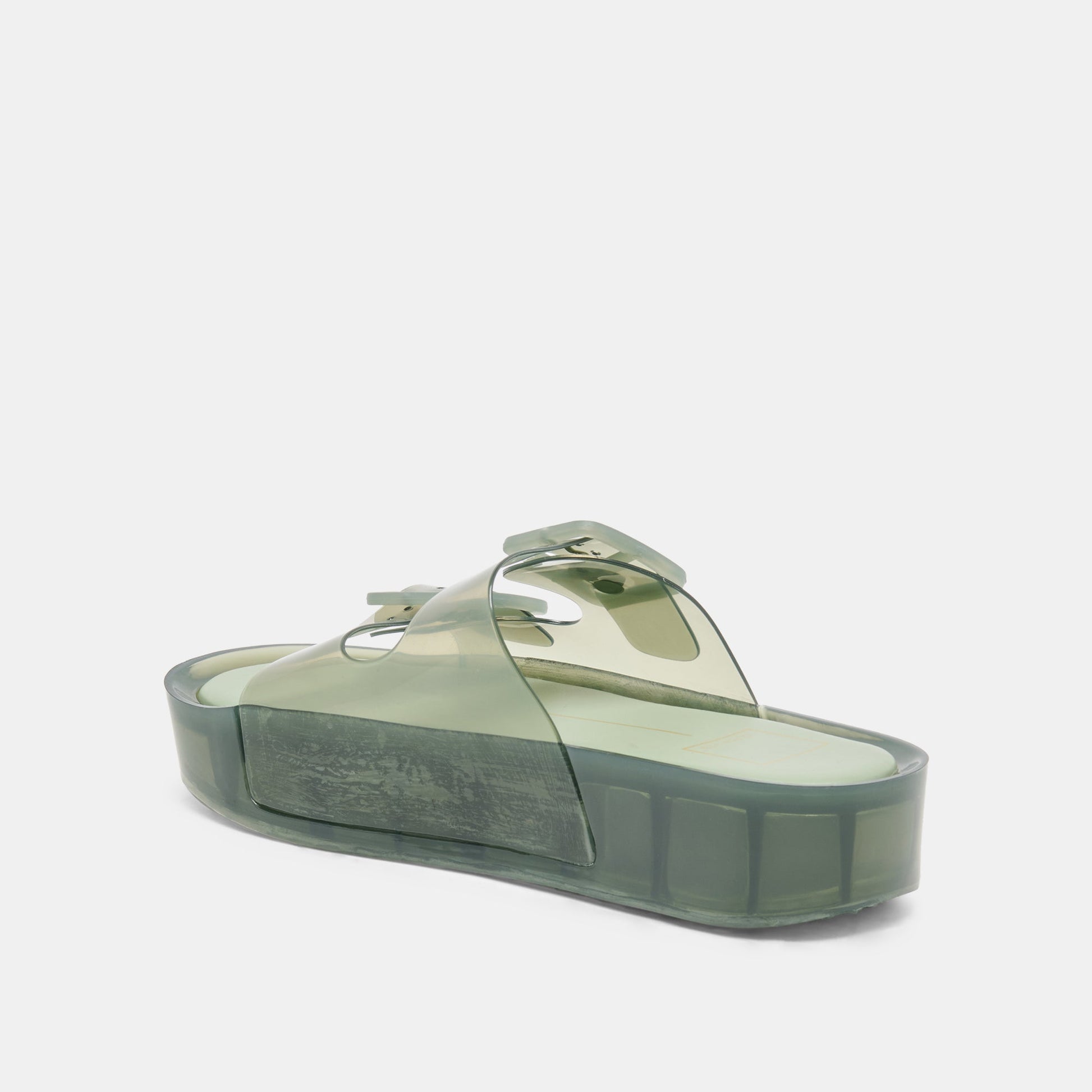 JULIO X Olive Vinyl Jelly Platform Sandals Dolce Vita On sale