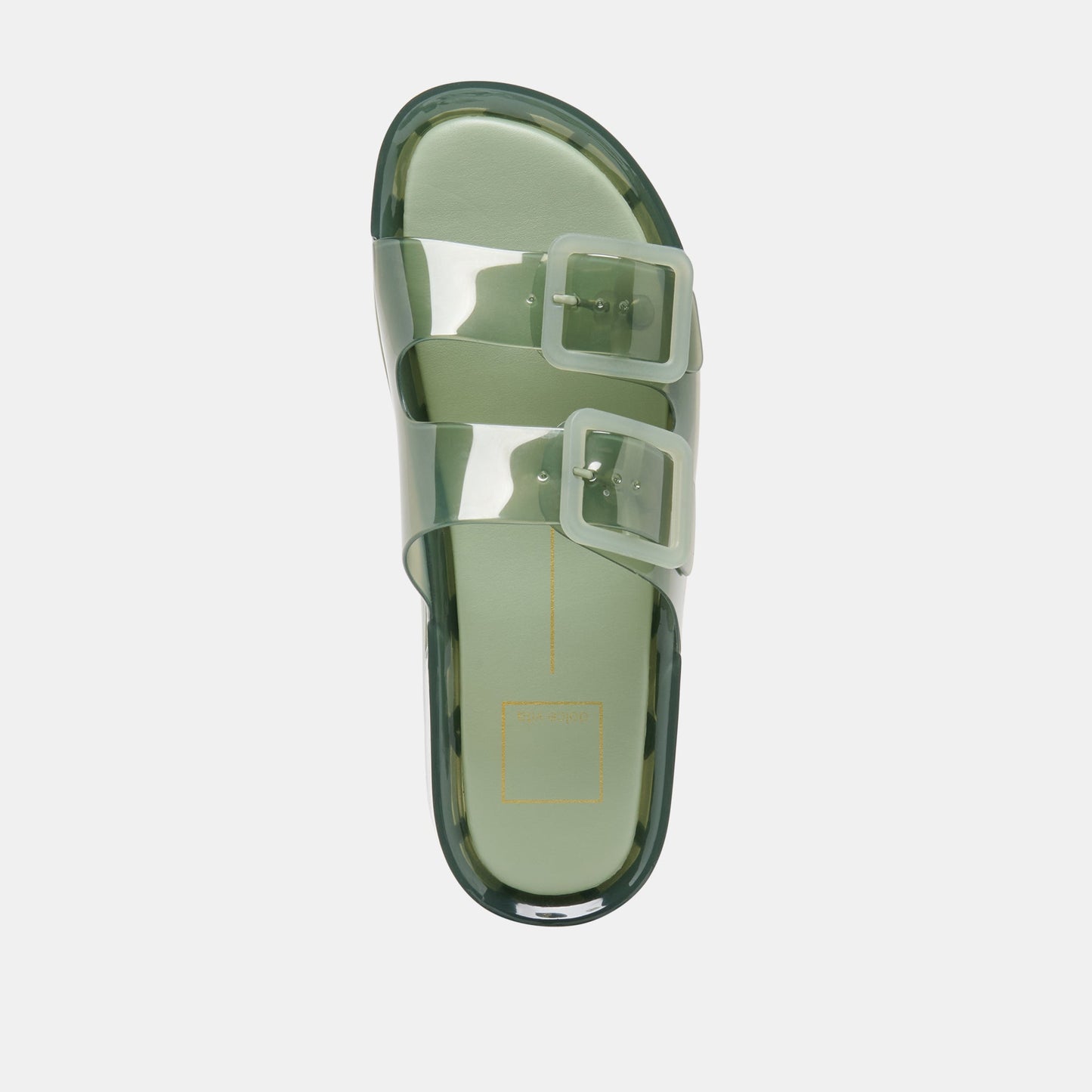 JULIO X Olive Vinyl Jelly Platform Sandals Dolce Vita On sale