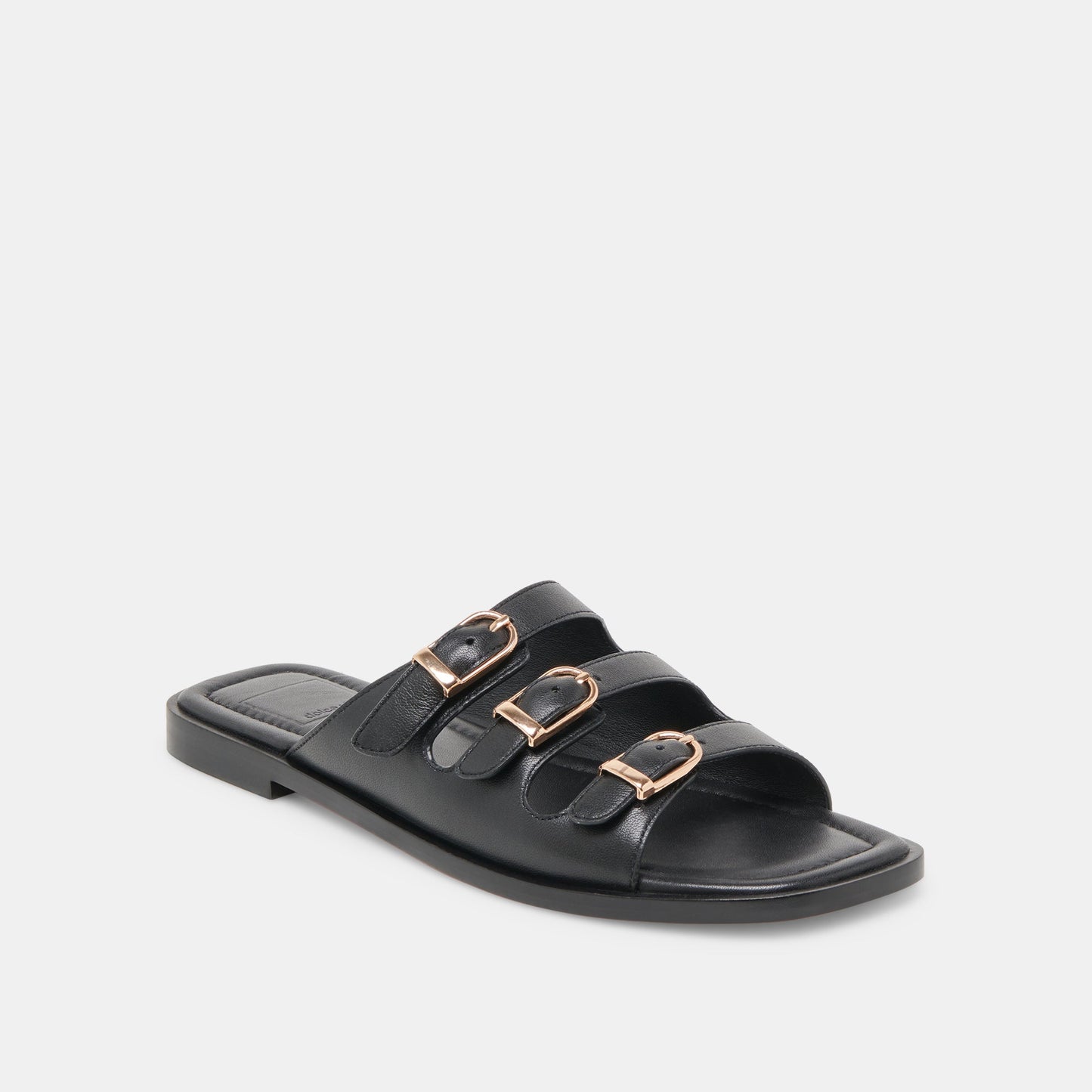 Fin Black Leather Sandals Dolce Vita us