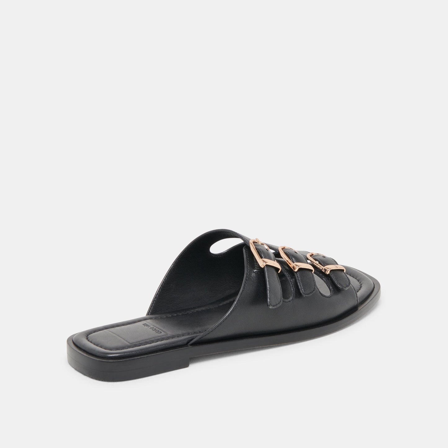 Fin Black Leather Sandals Dolce Vita us