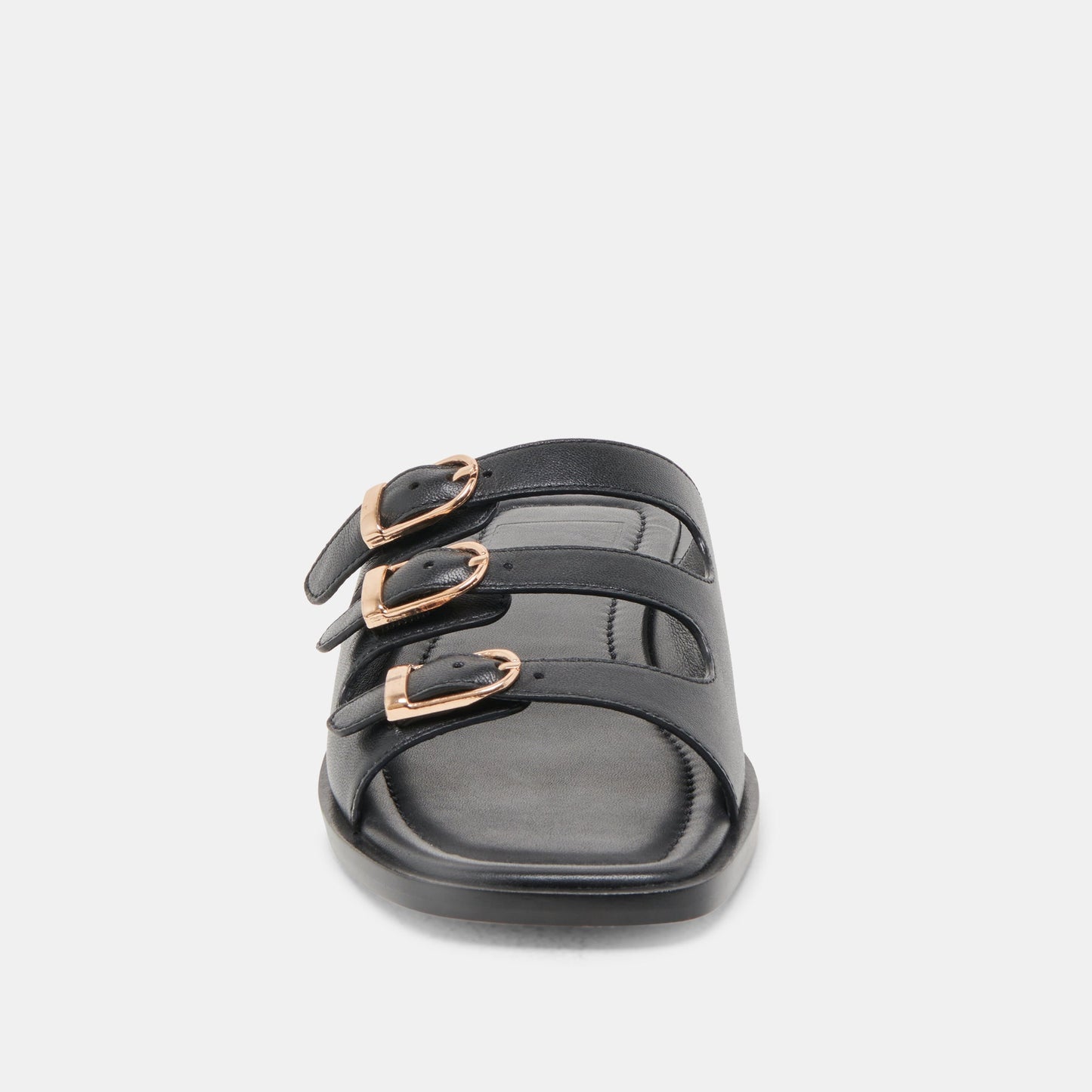 Fin Black Leather Sandals Dolce Vita us