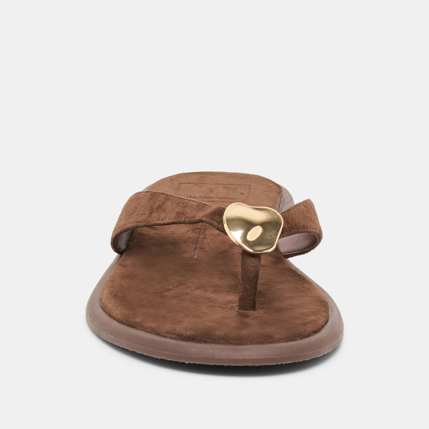 Jaina Dk Brown Suede Sandals Dolce Vita Sale
