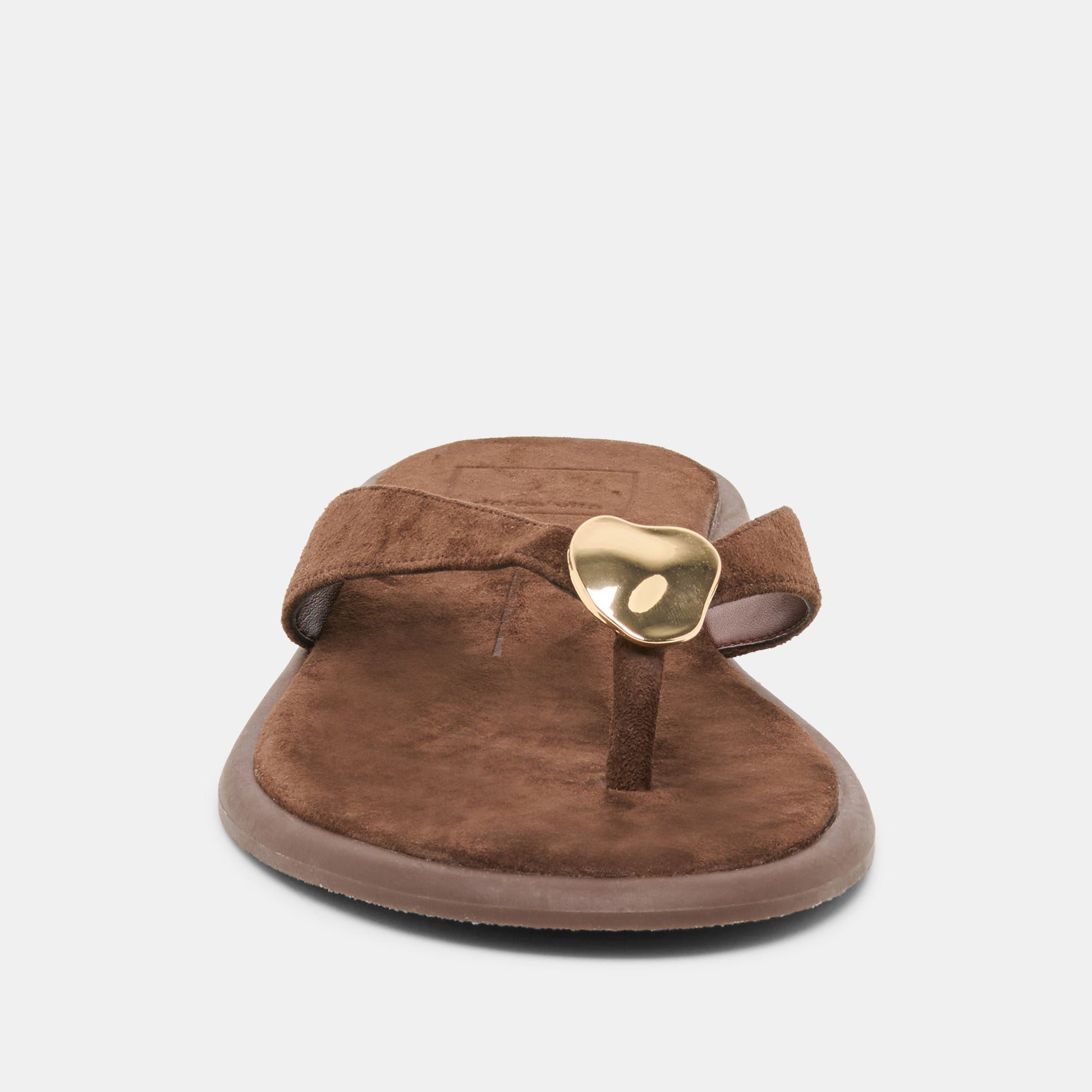 Jaina Dk Brown Suede Sandals Dolce Vita Sale