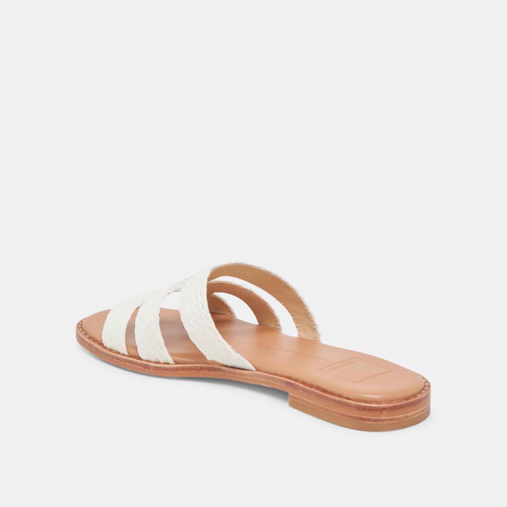 EMON WIDE SANDALS WHITE RAFFIA
 – Dolce Vita Dolce Vita Outlet