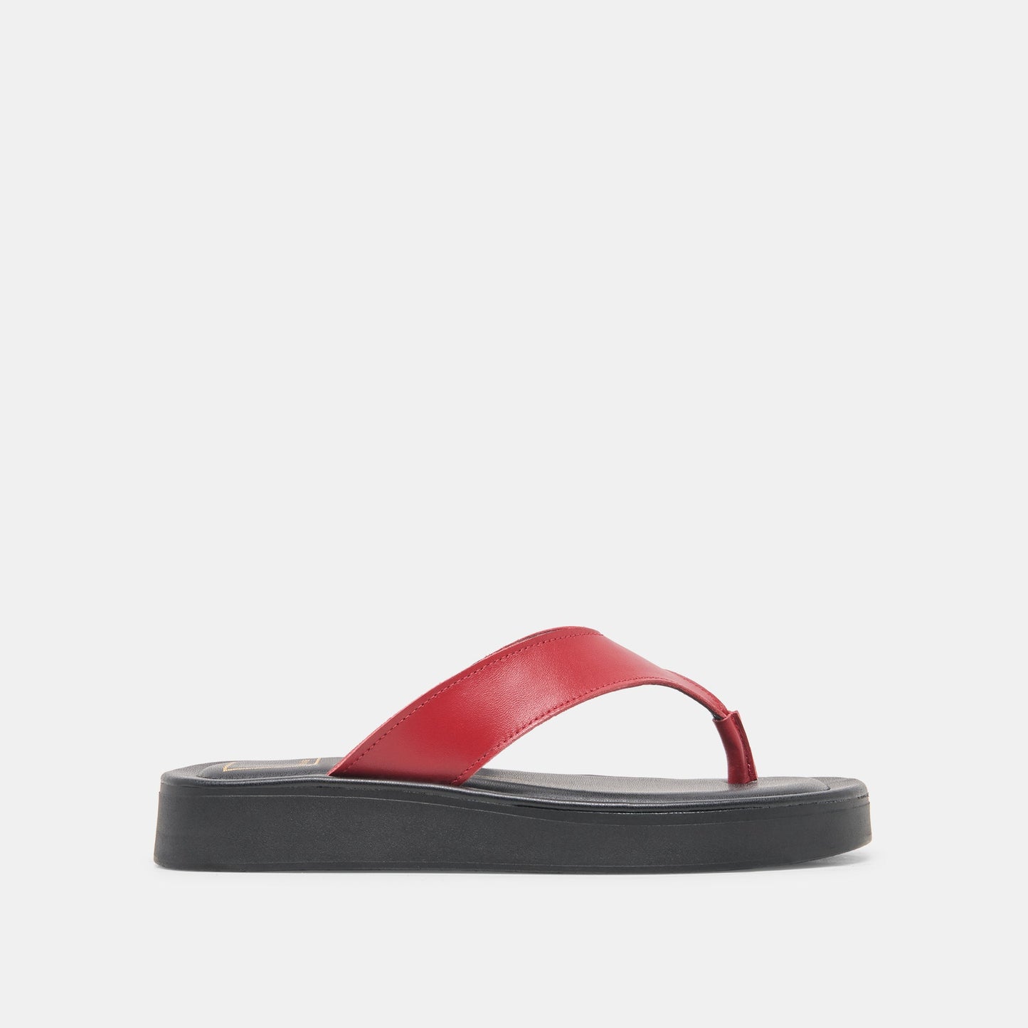 BLAYZE Red Leather Platform Flip-Flop Sandals Dolce Vita us