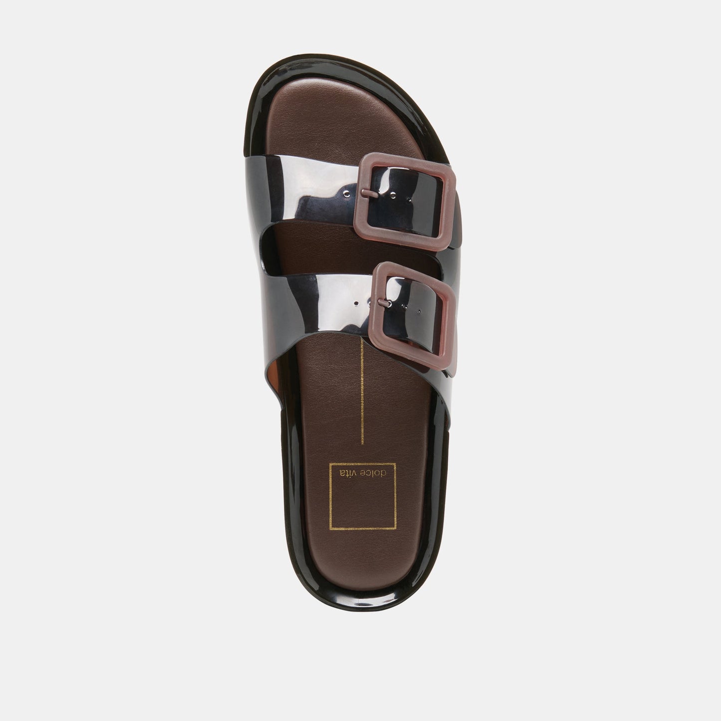 JULIO X Chocolate Vinyl Jelly Platform Sandals Dolce Vita Online