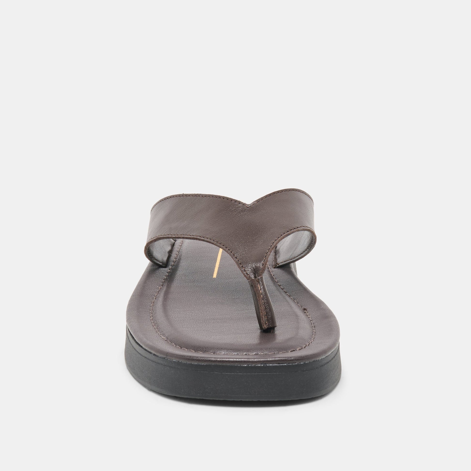 BLAYZE Dk Chocolate Leather Platform Flip-Flop Sandals Dolce Vita Sale