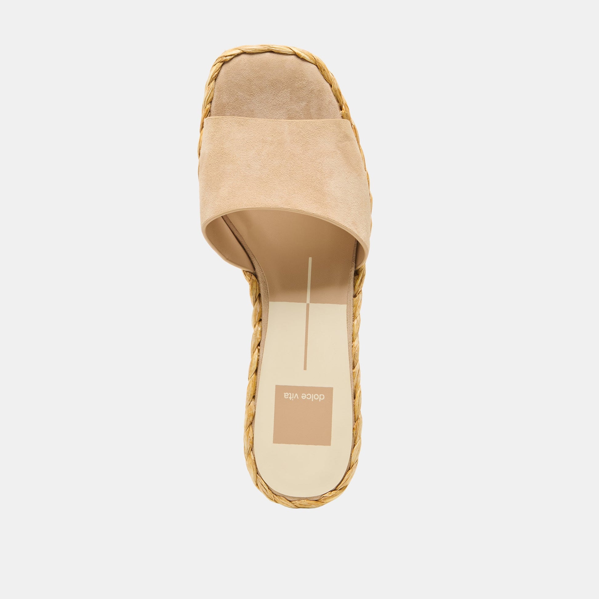 Dixi Wide Camel Suede Sandals Dolce Vita For sale