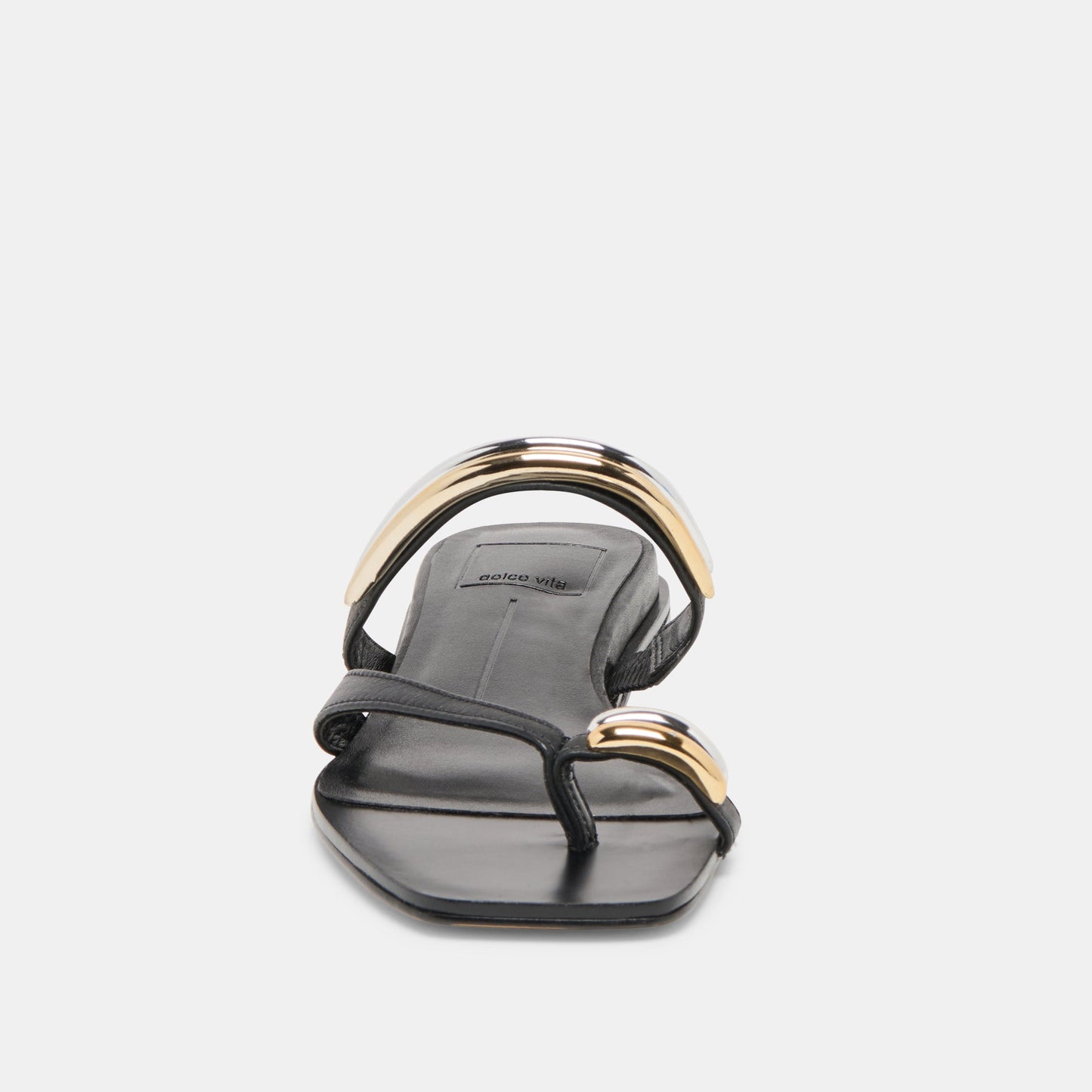 Tarina Black Leather Sandals Dolce Vita Discount
