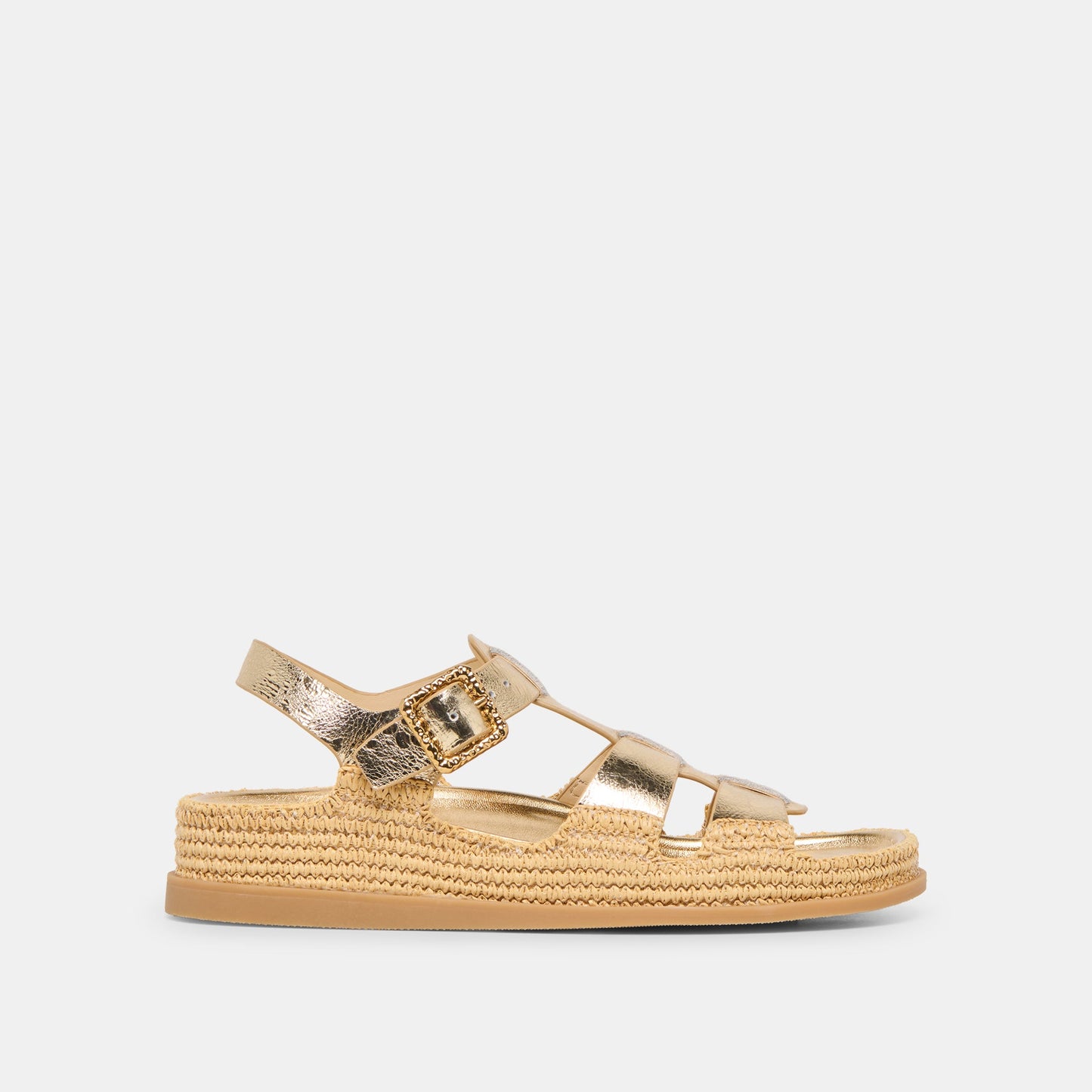 Shenna Gold Distressed Leather Sandals Dolce Vita Online