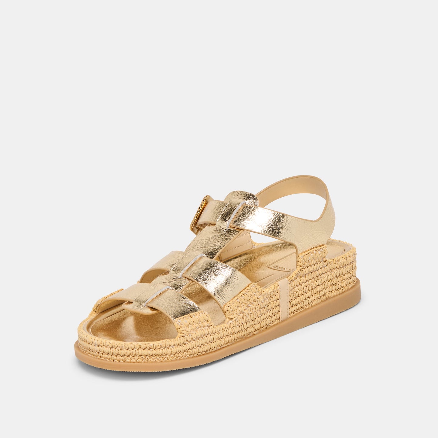 Shenna Gold Distressed Leather Sandals Dolce Vita Online