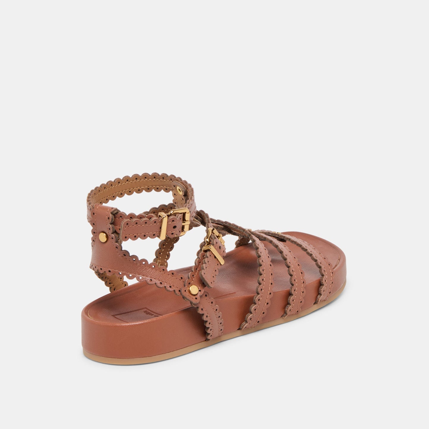 Susana Cognac Leather Sandals Dolce Vita Sale