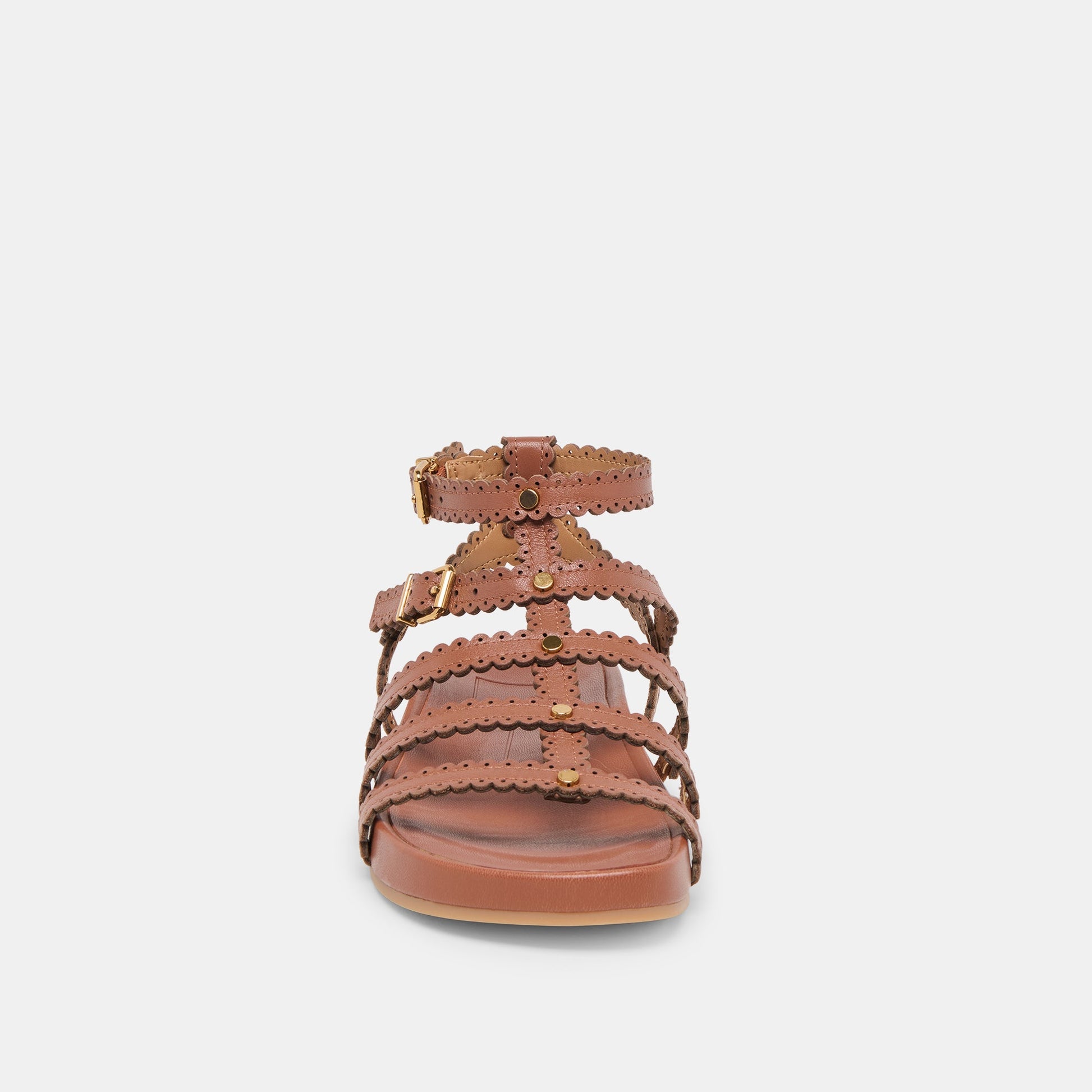 Susana Cognac Leather Sandals Dolce Vita Sale
