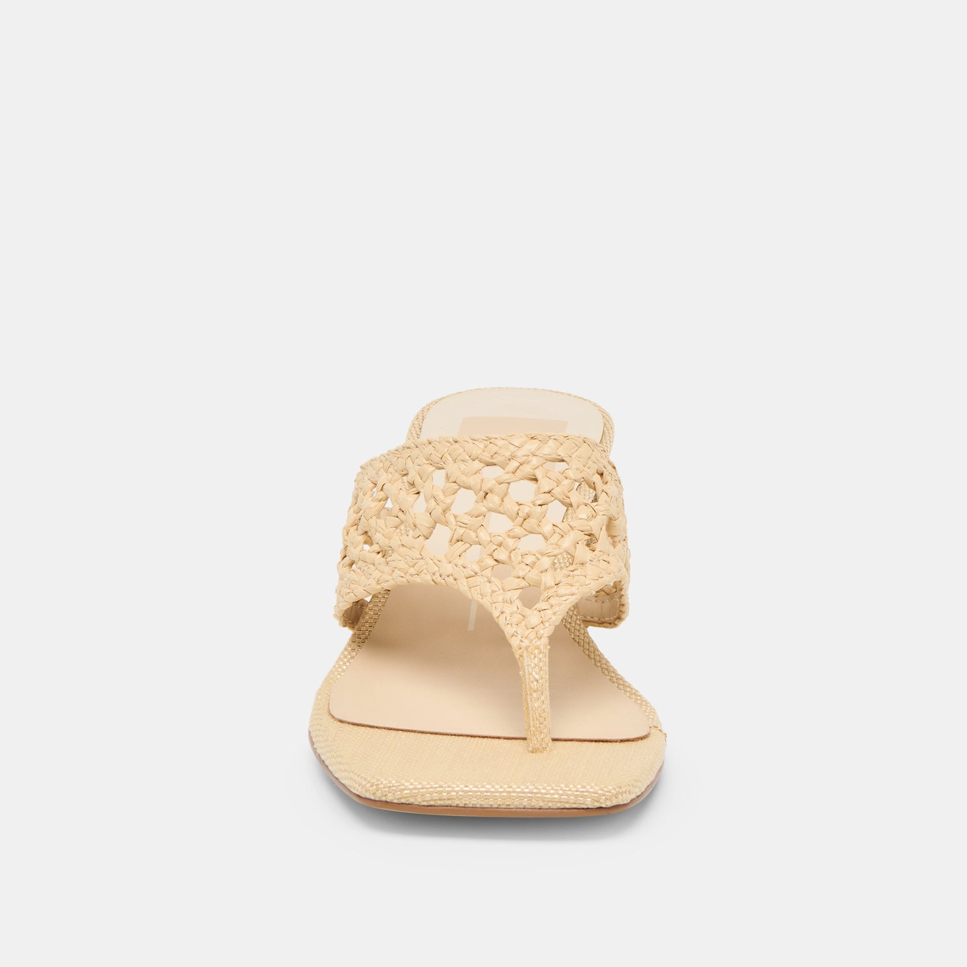 Barlo Lt Natural Woven Raffia Heels Dolce Vita Outlet
