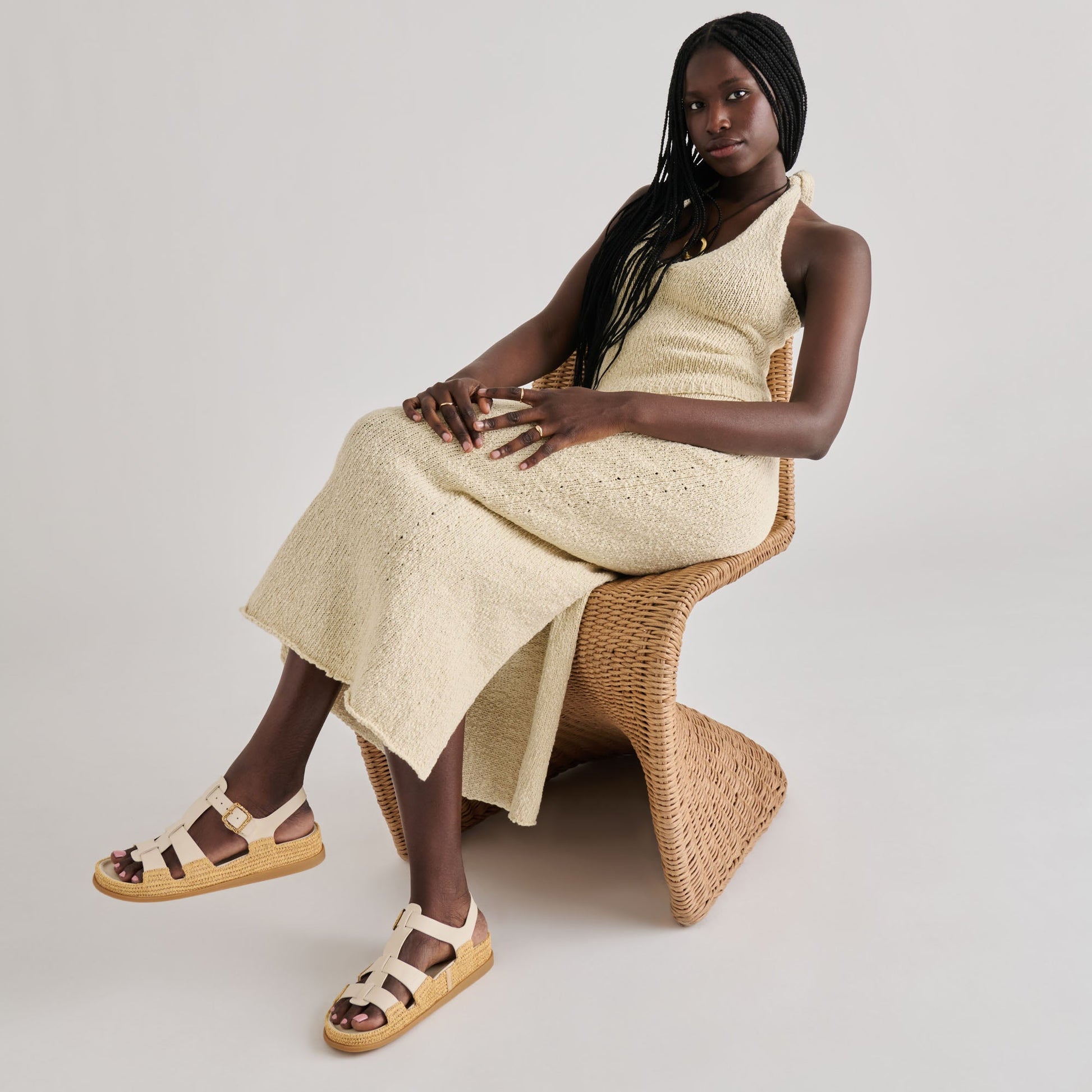 Shenna Bone Leather Sandals Dolce Vita Discount
