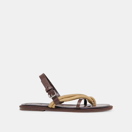 Reed Dk Brown Leather Sandals Dolce Vita Outlet