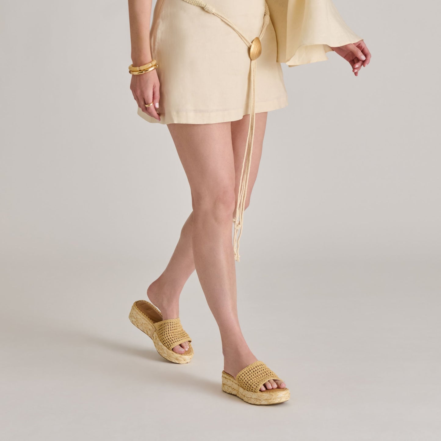 CHAVI MESH SANDALS NATURAL WOVEN RAFFIA
 – Dolce Vita Dolce Vita On sale